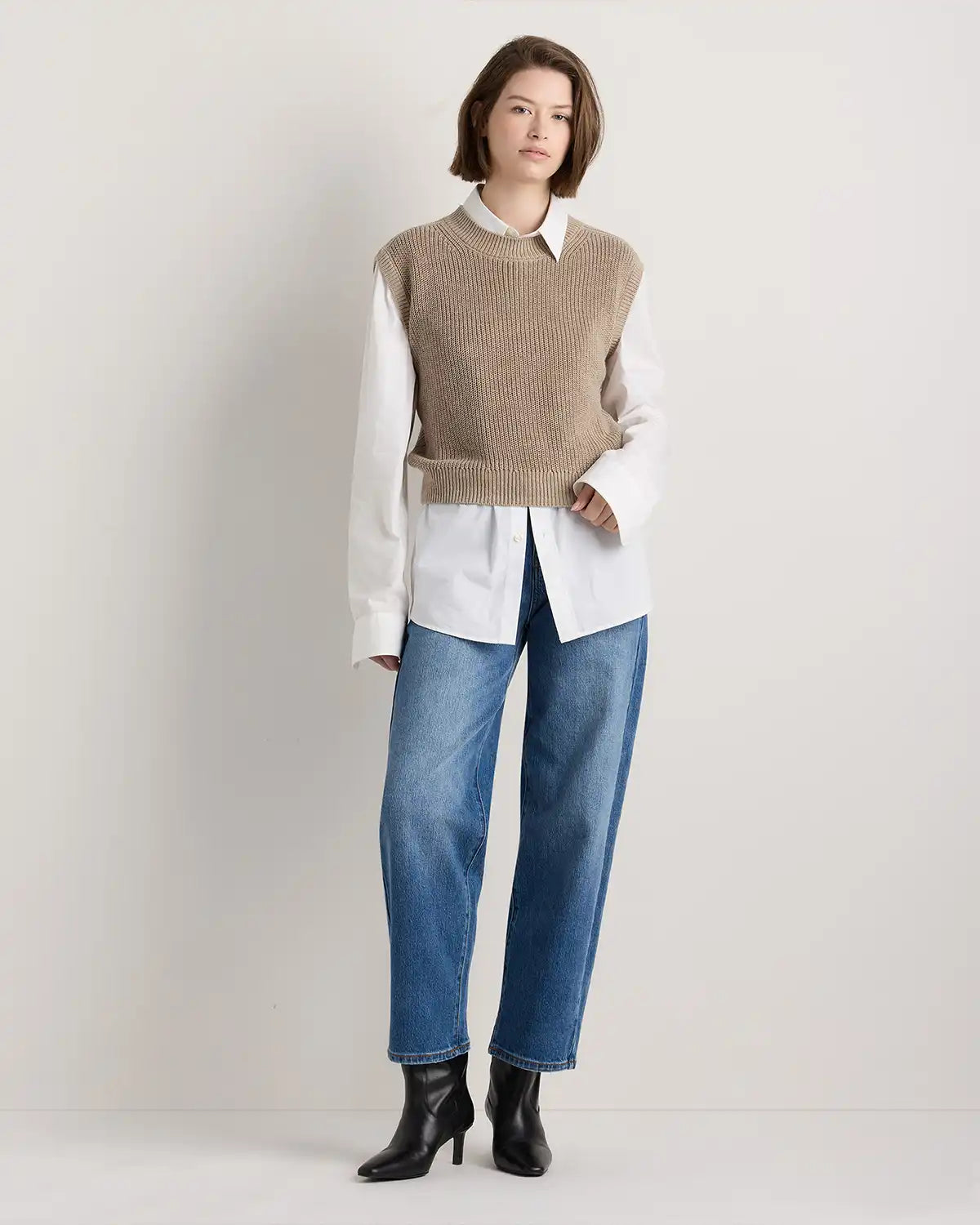 Cotton Linen Sweater Tank