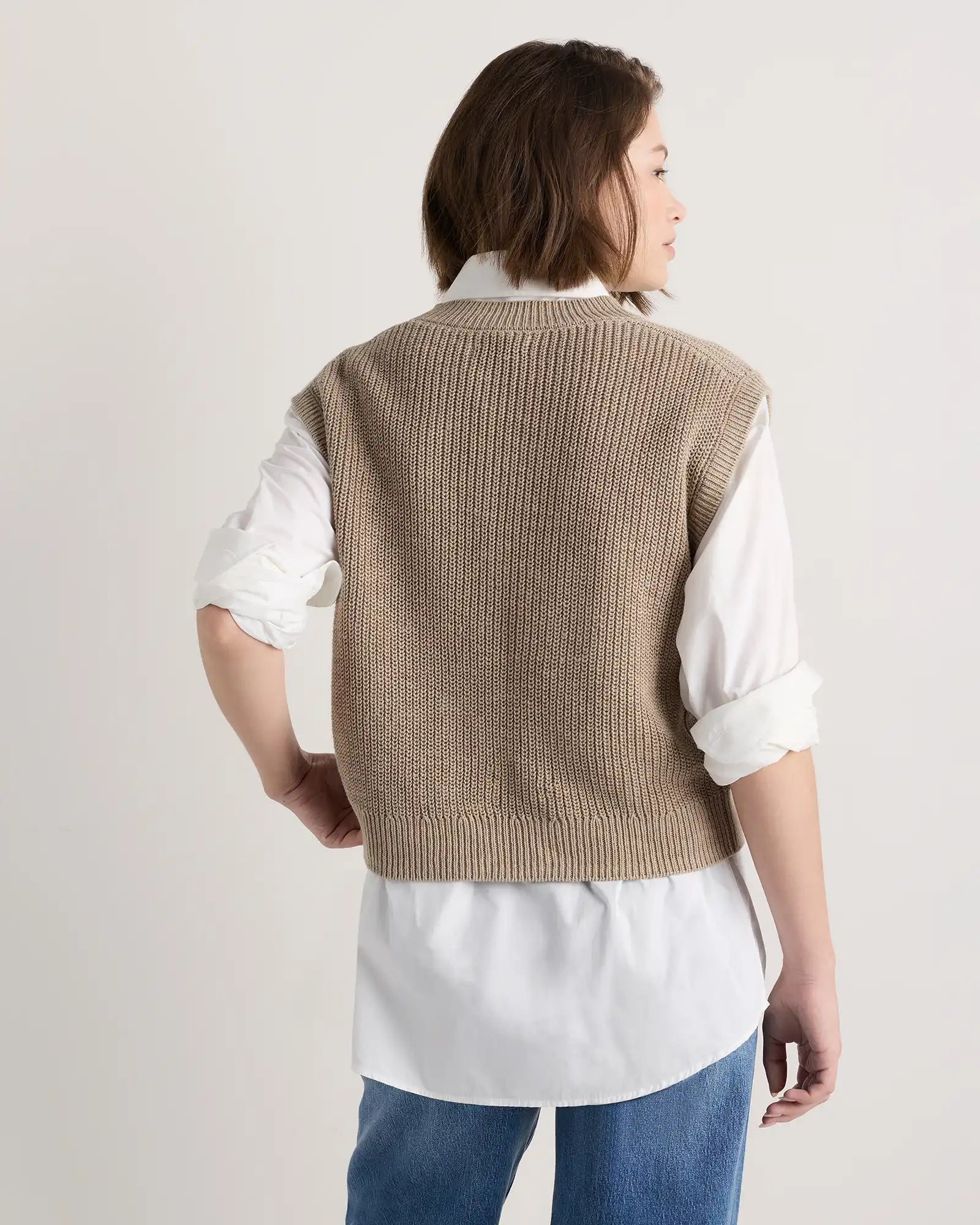 Cotton Linen Sweater Tank