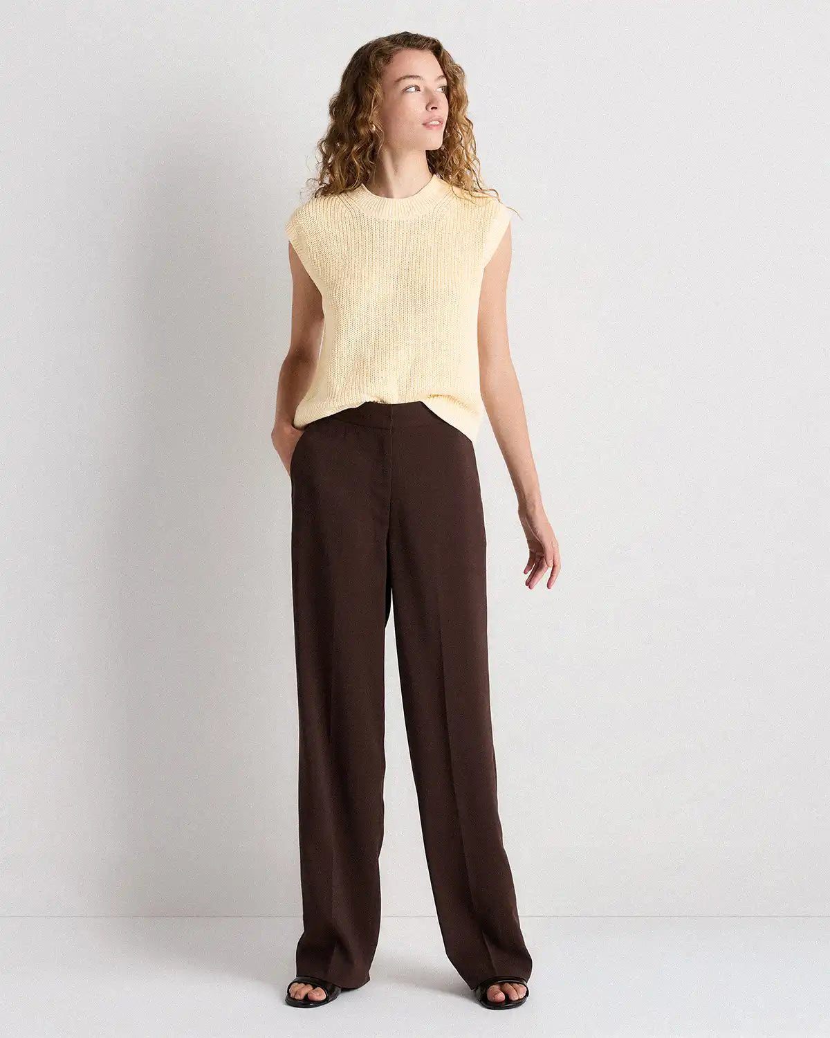 Cotton Linen Sweater Tank