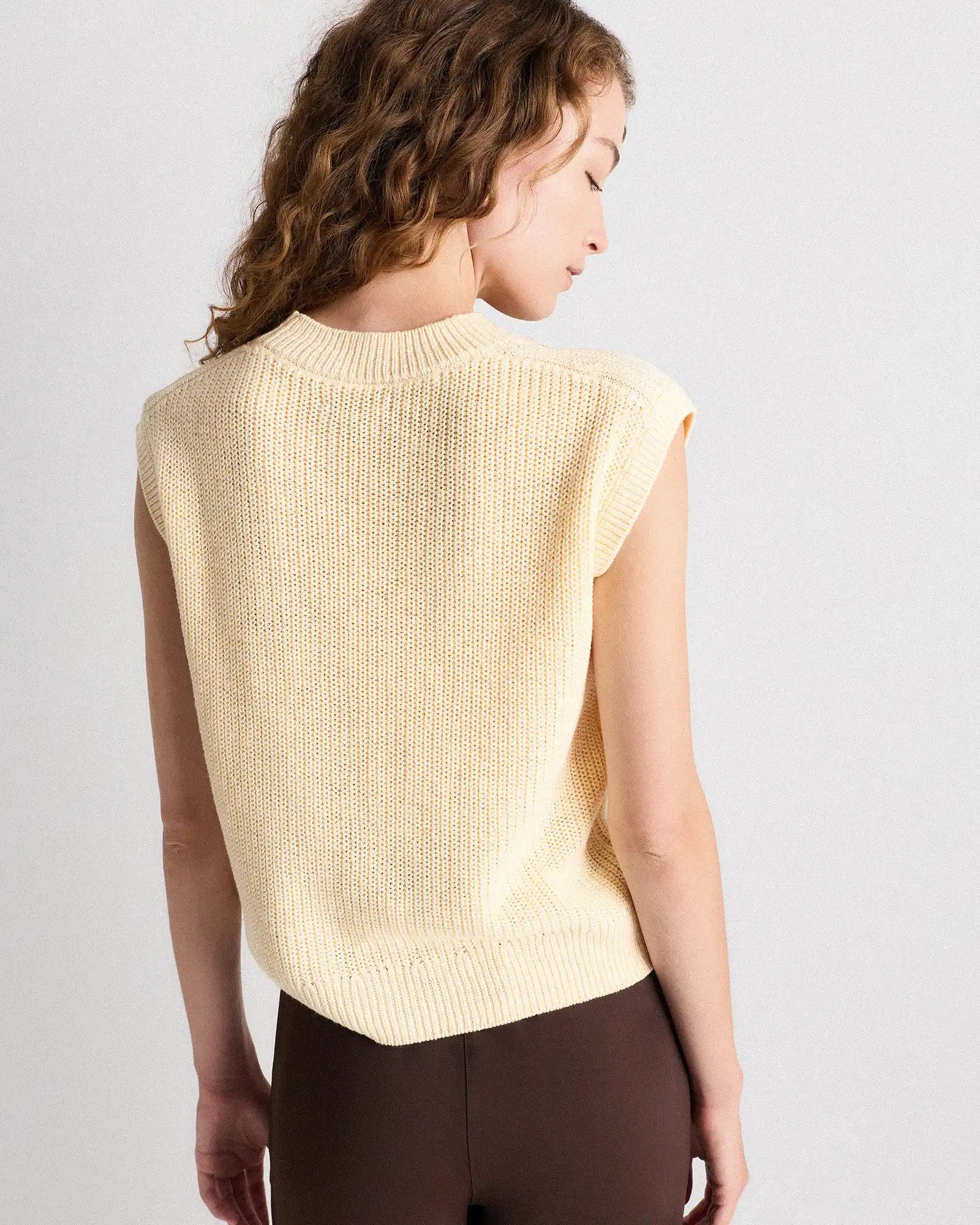 Cotton Linen Sweater Tank