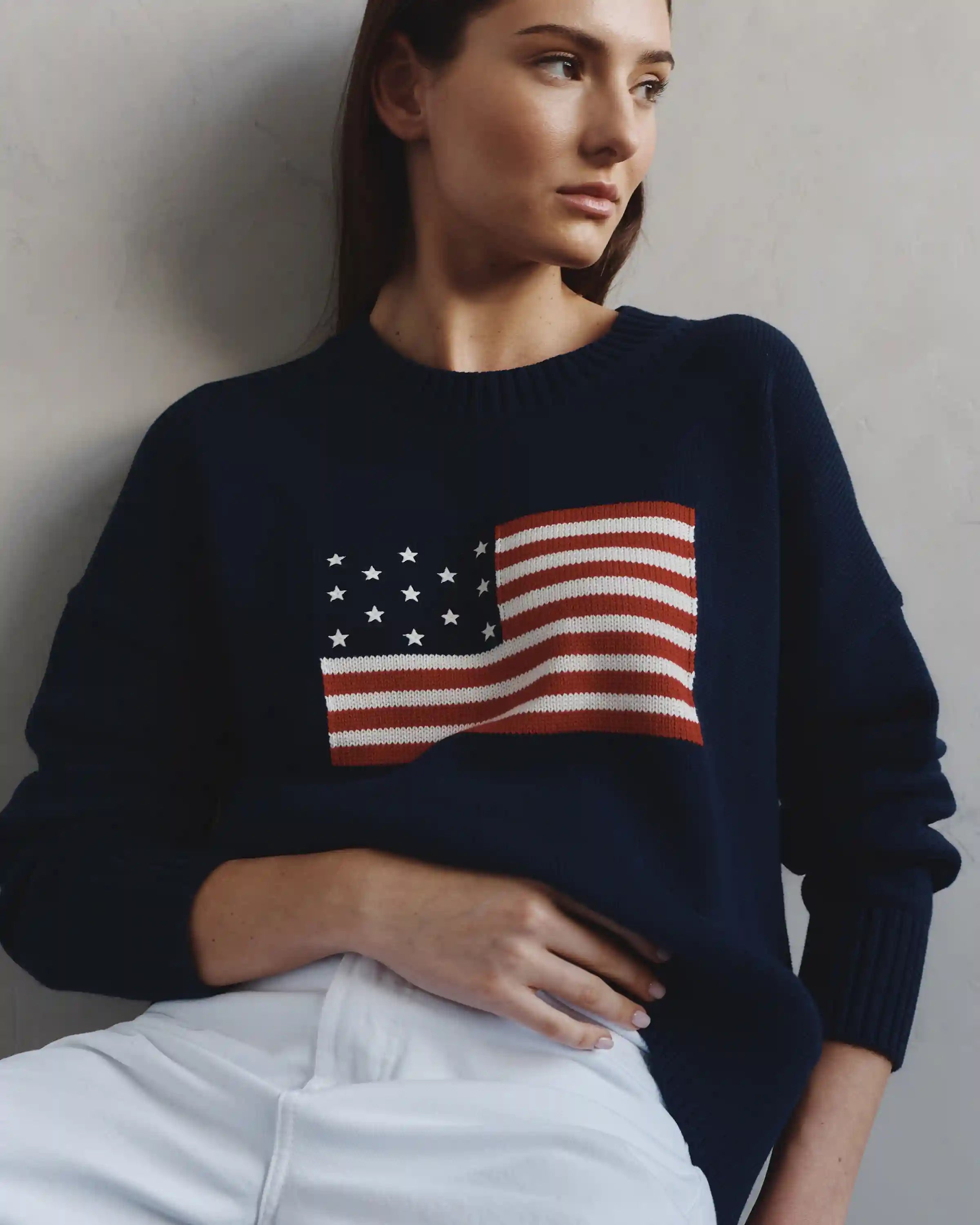 100% Organic Cotton Flag Sweater