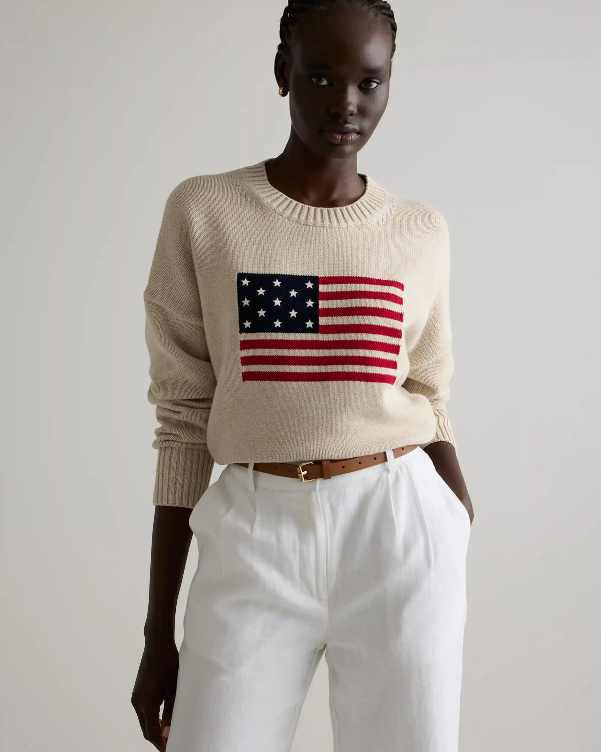 100% Organic Cotton Flag Sweater