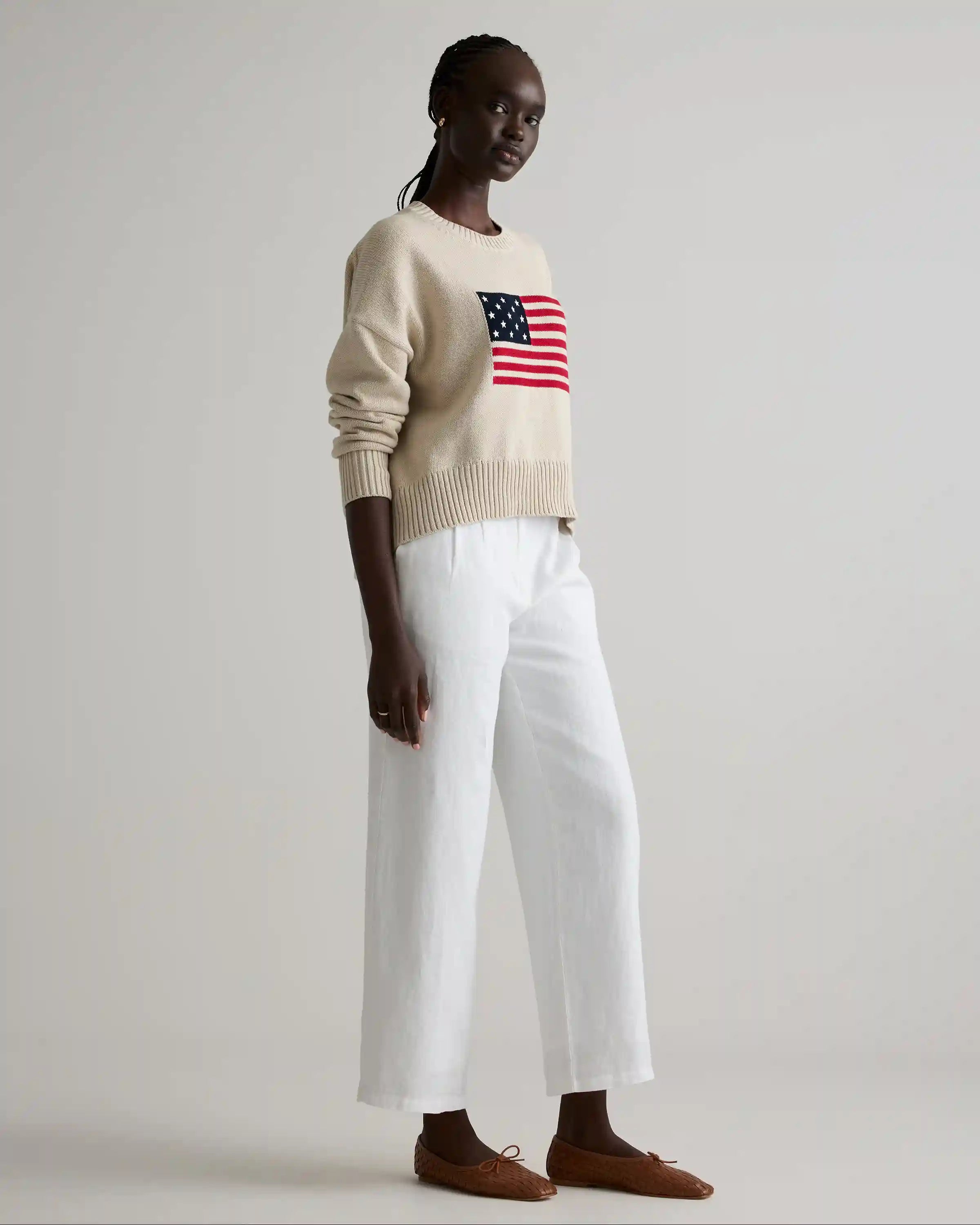 100% Organic Cotton Flag Sweater