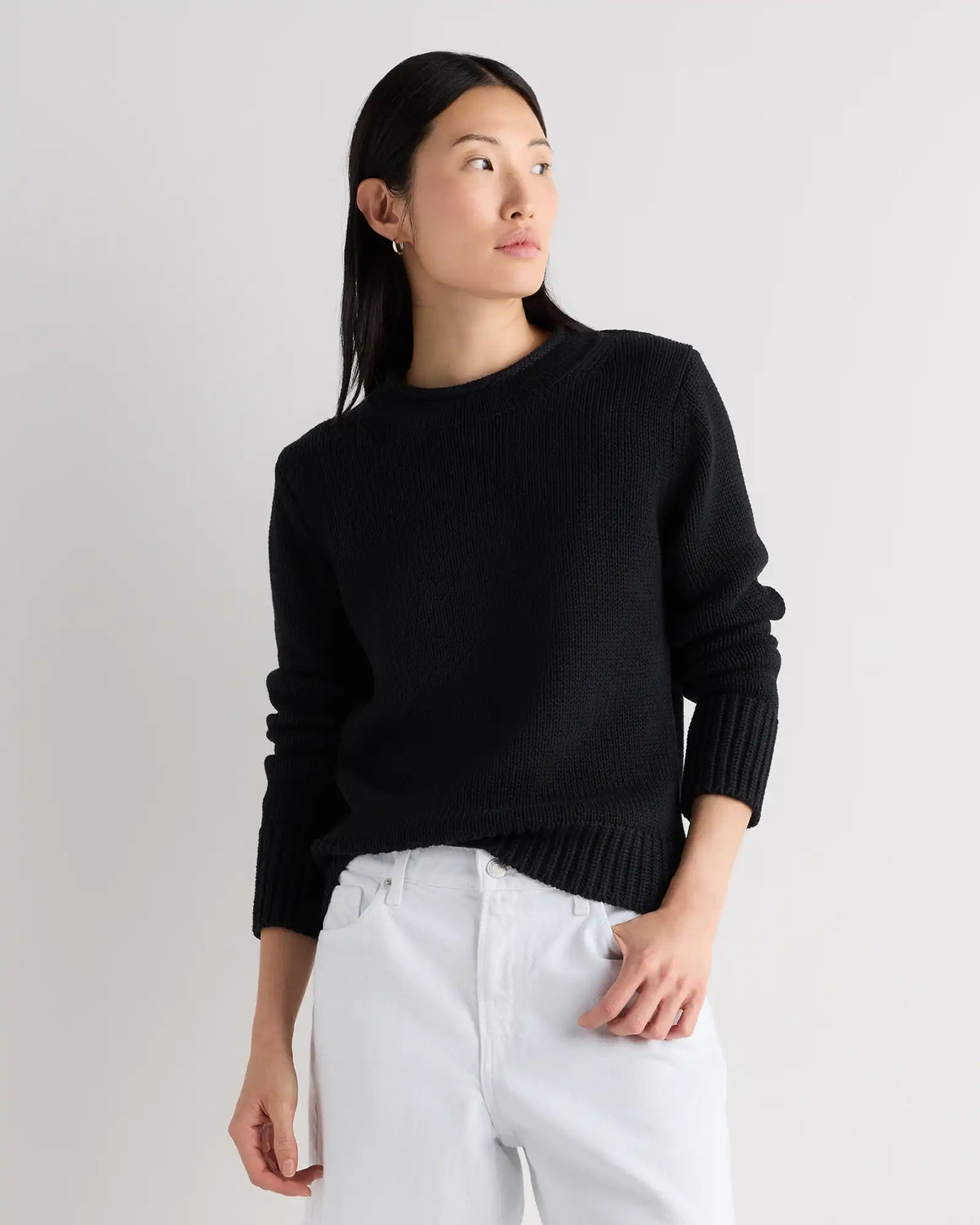 100% Organic Cotton Roll Neck Sweater