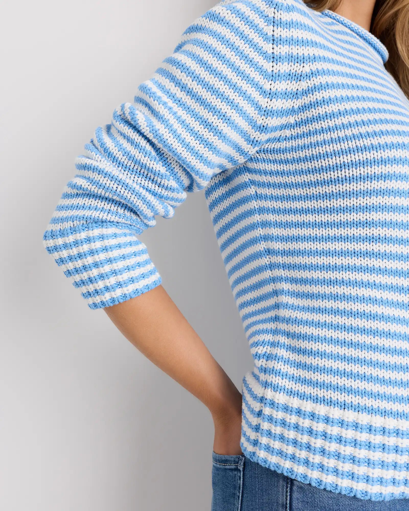 100% Organic Cotton Roll Neck Sweater