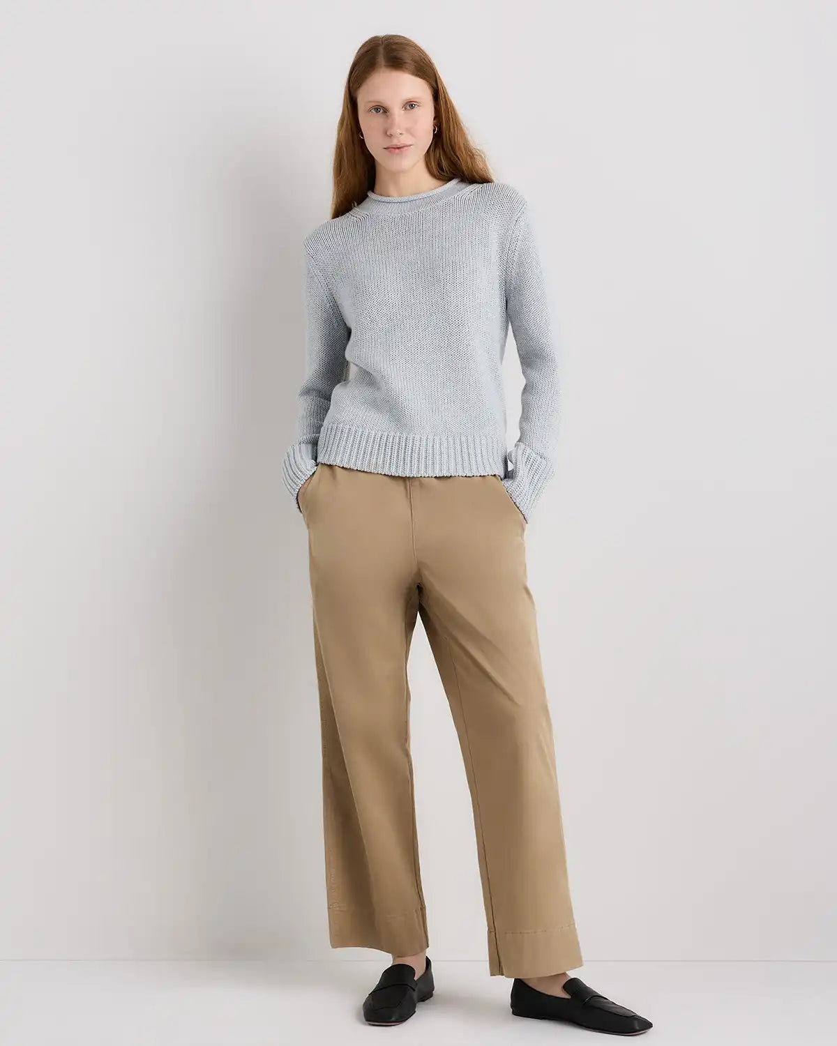 100% Organic Cotton Roll Neck Sweater