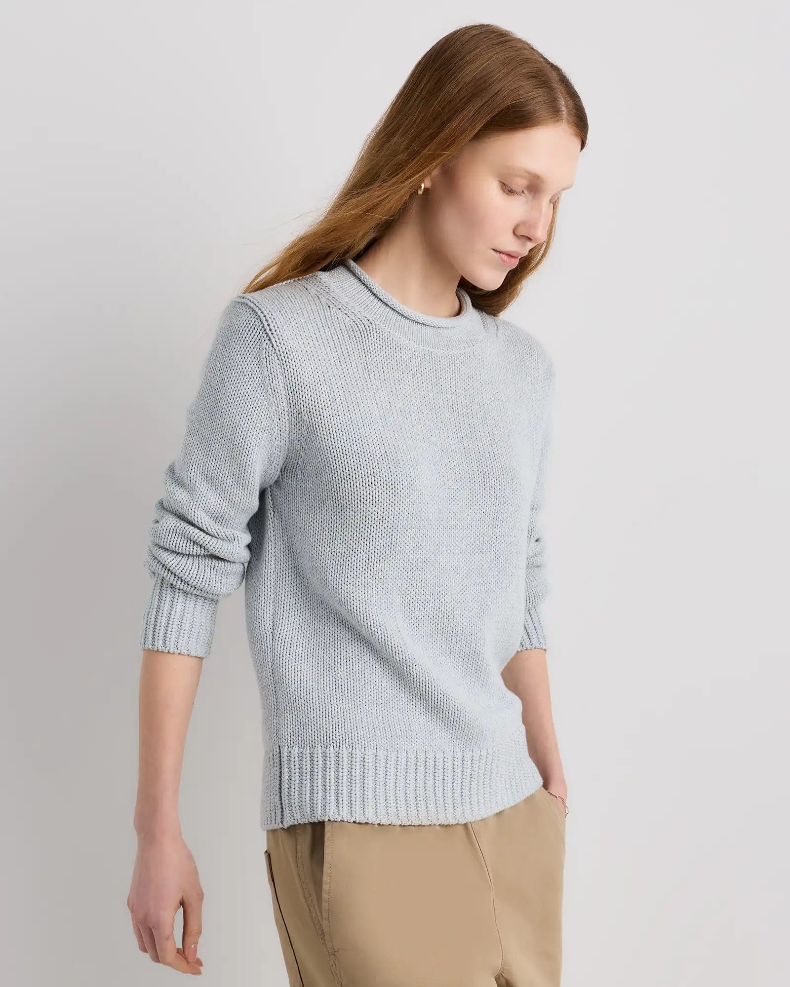 100% Organic Cotton Roll Neck Sweater
