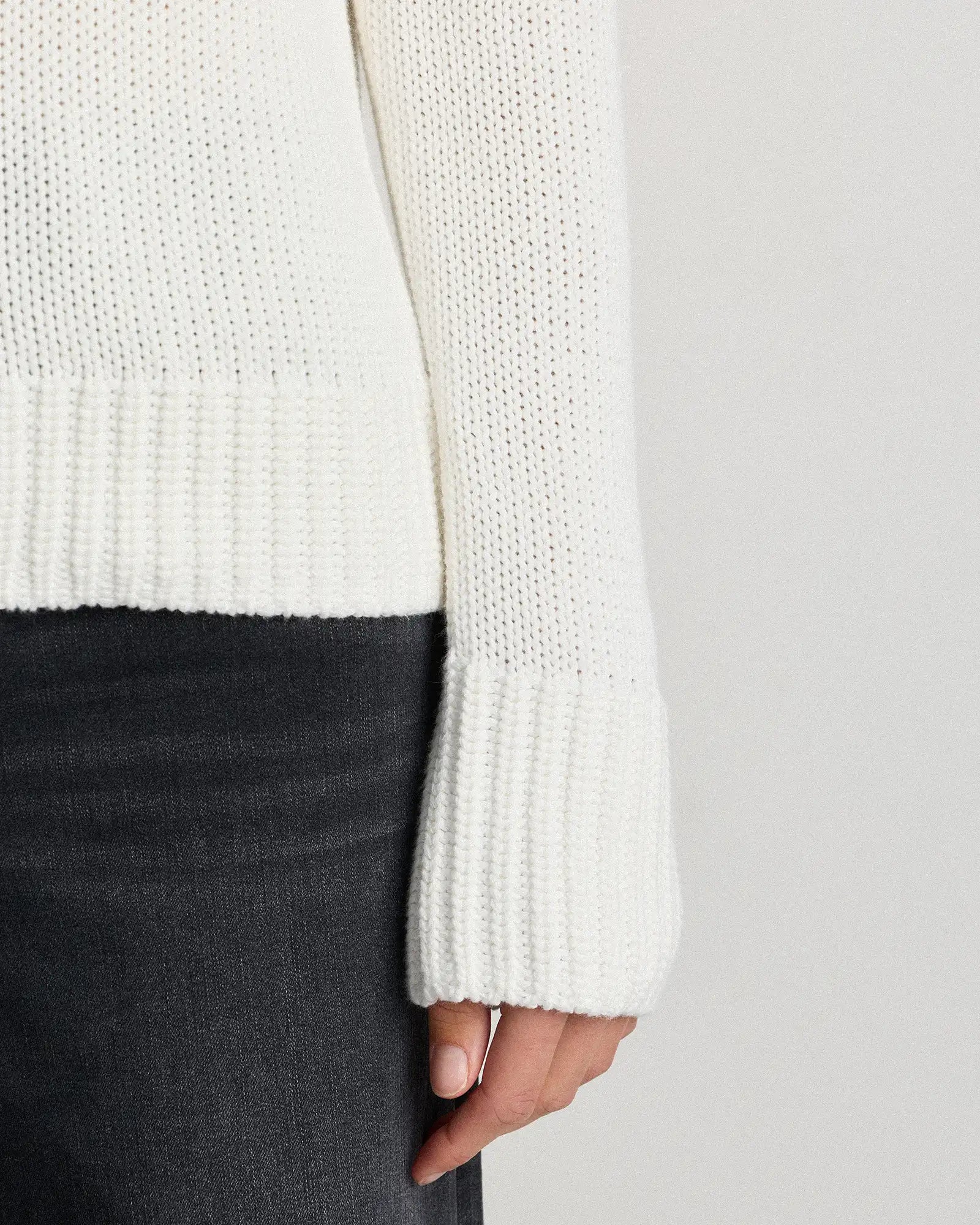 100% Organic Cotton Roll Neck Sweater