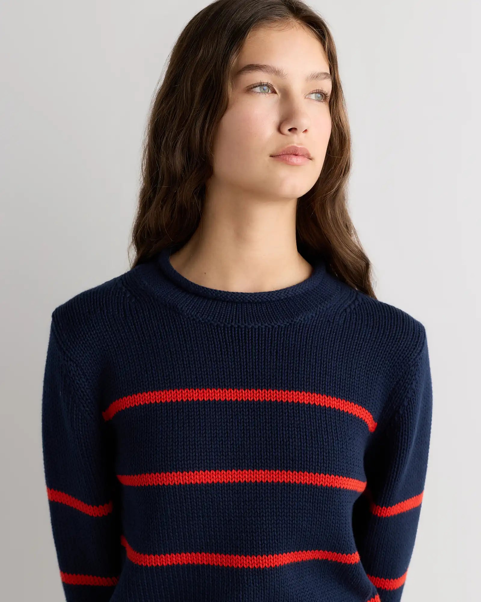 100% Organic Cotton Roll Neck Sweater