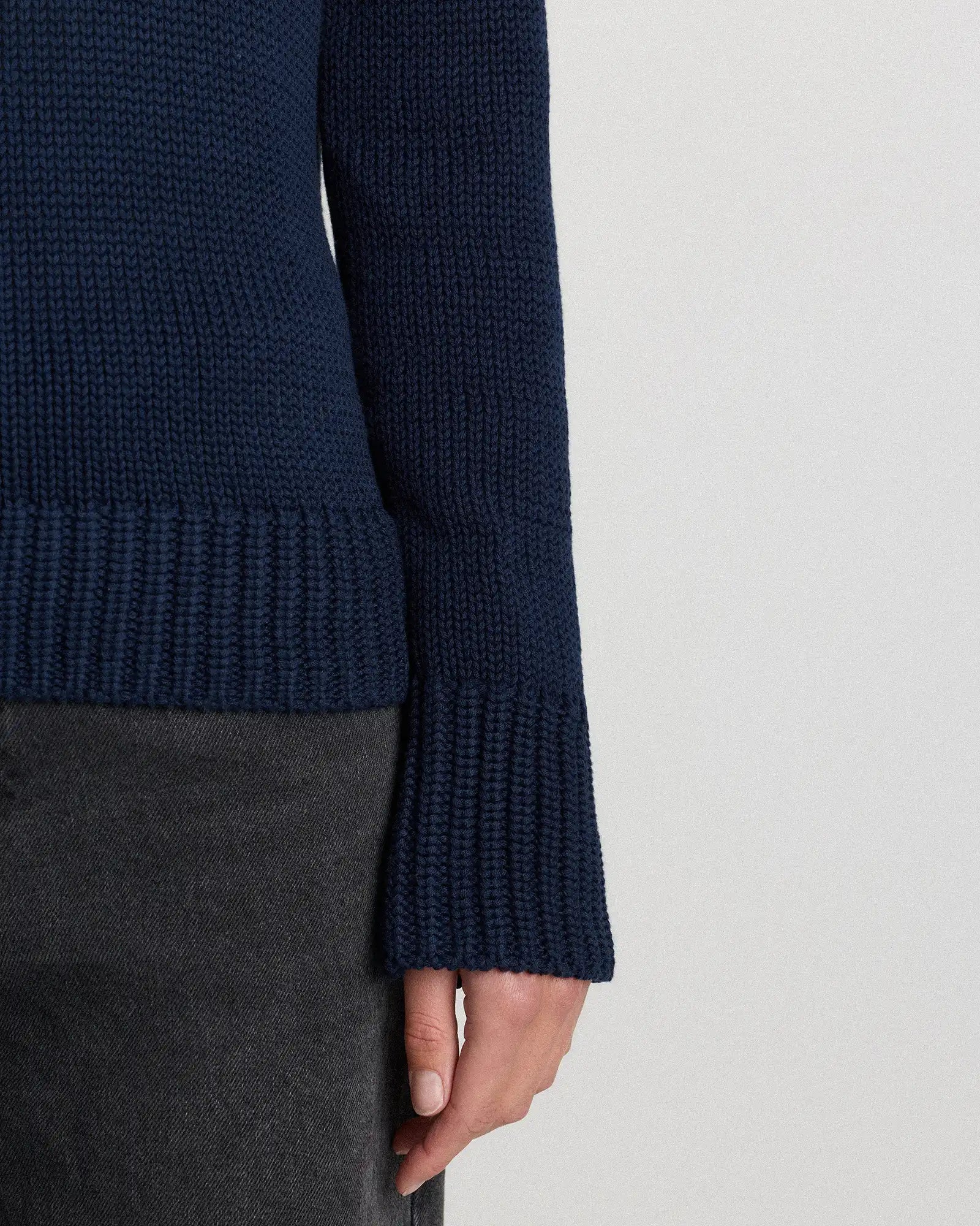 100% Organic Cotton Roll Neck Sweater