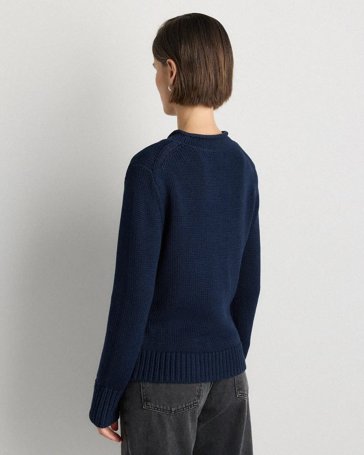 100% Organic Cotton Roll Neck Sweater