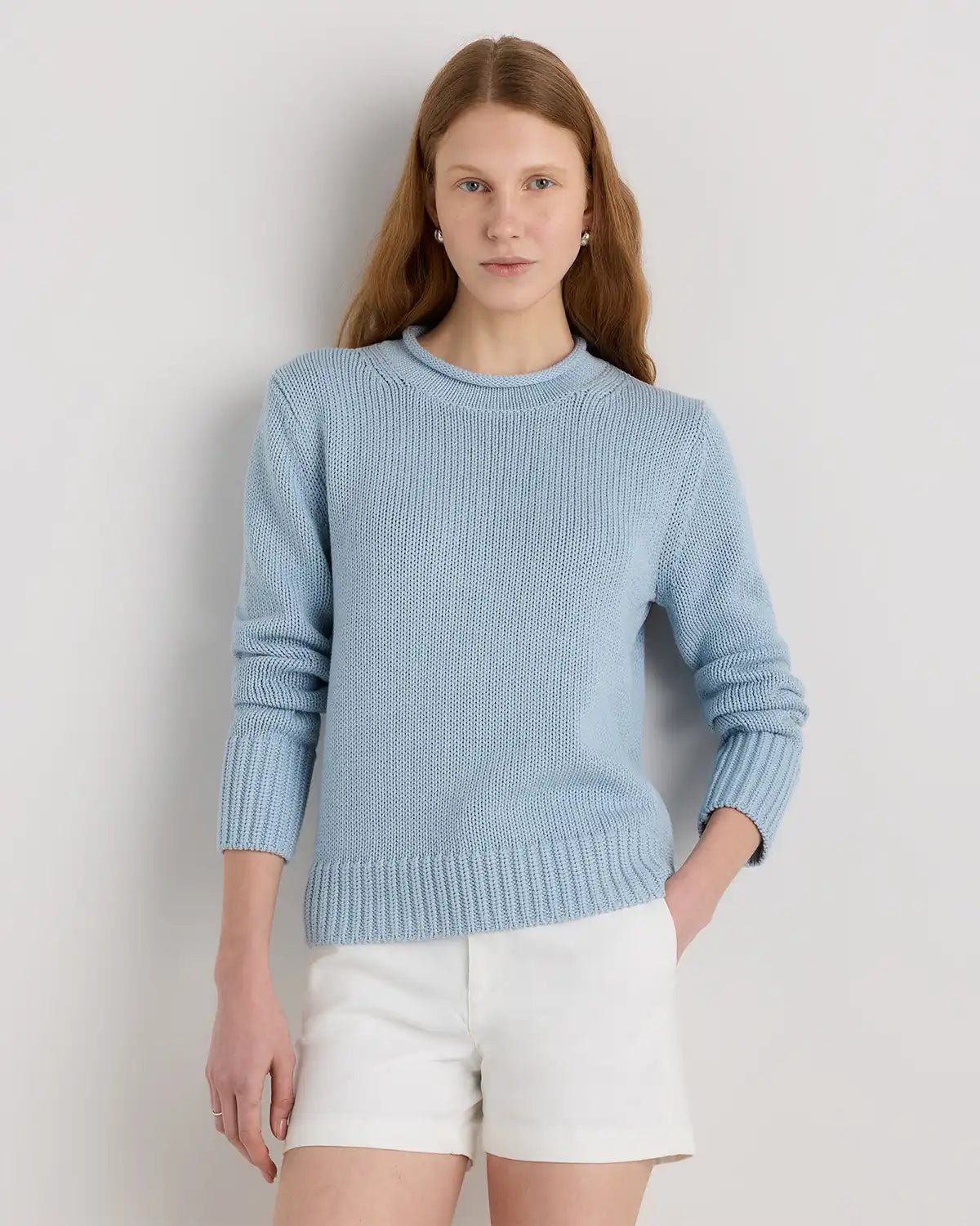 100% Organic Cotton Roll Neck Sweater