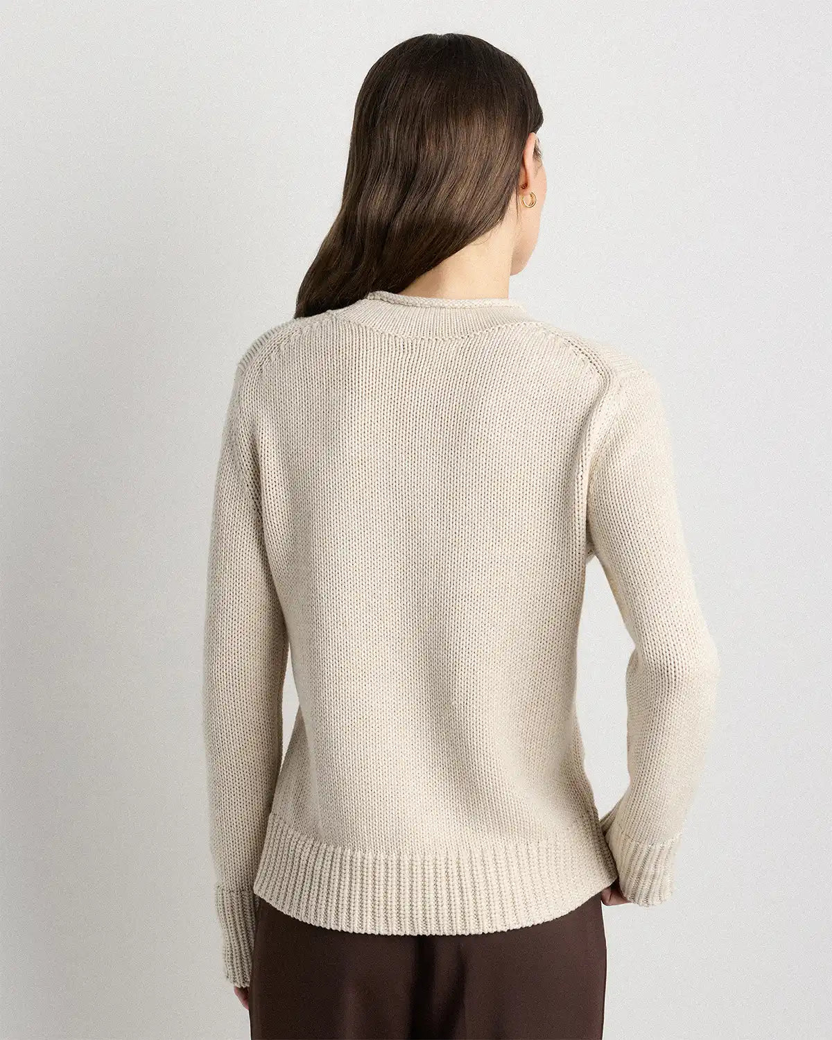 100% Organic Cotton Roll Neck Sweater