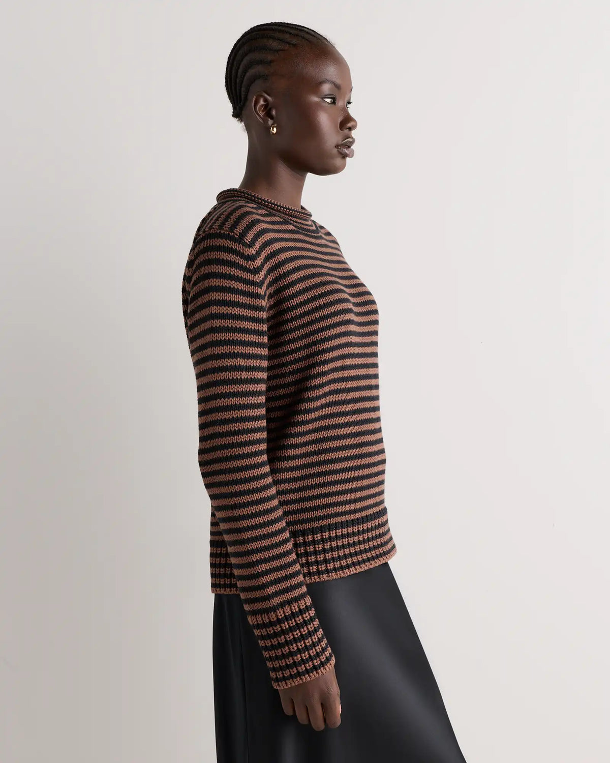 100% Organic Cotton Roll Neck Sweater