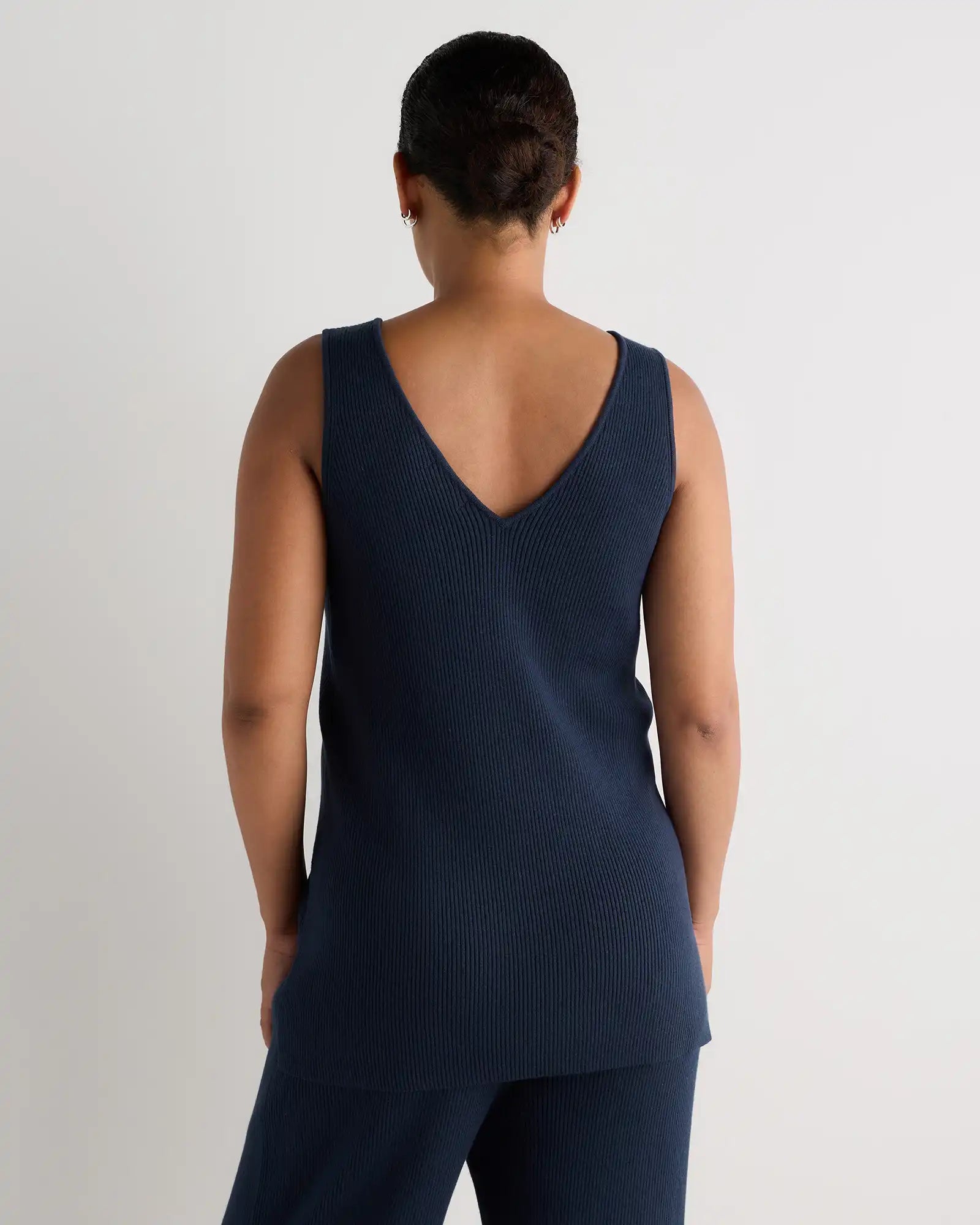 Cotton Cashmere Maternity and Nursing V-Neck Tank