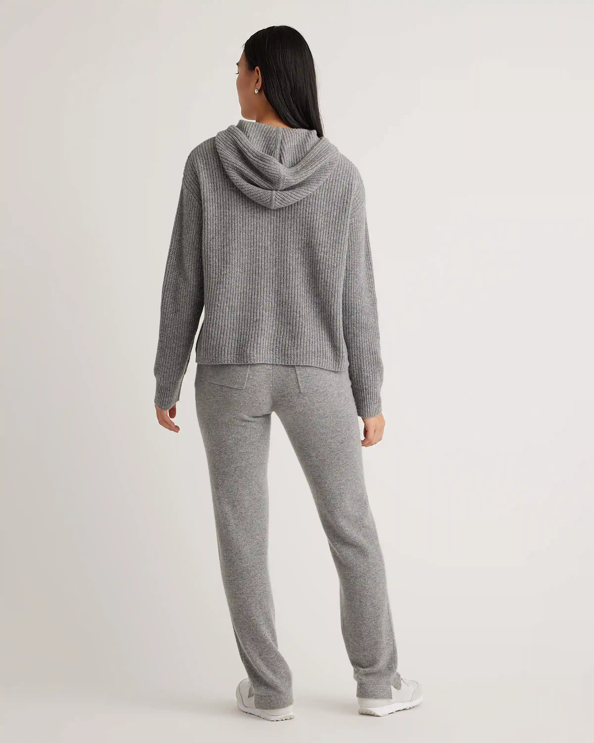 Mongolian Spring Cashmere Fisherman Pullover Hoodie
