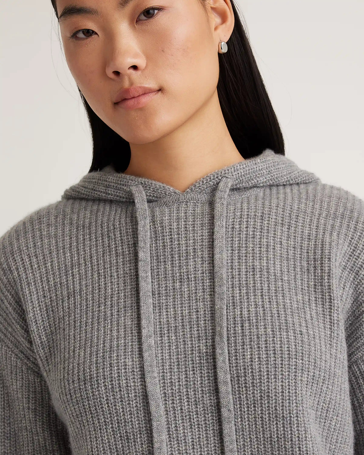 Mongolian Spring Cashmere Fisherman Pullover Hoodie
