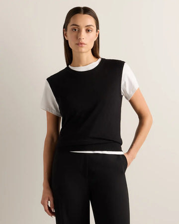 Lightweight Cotton Cashmere Sweater Tank