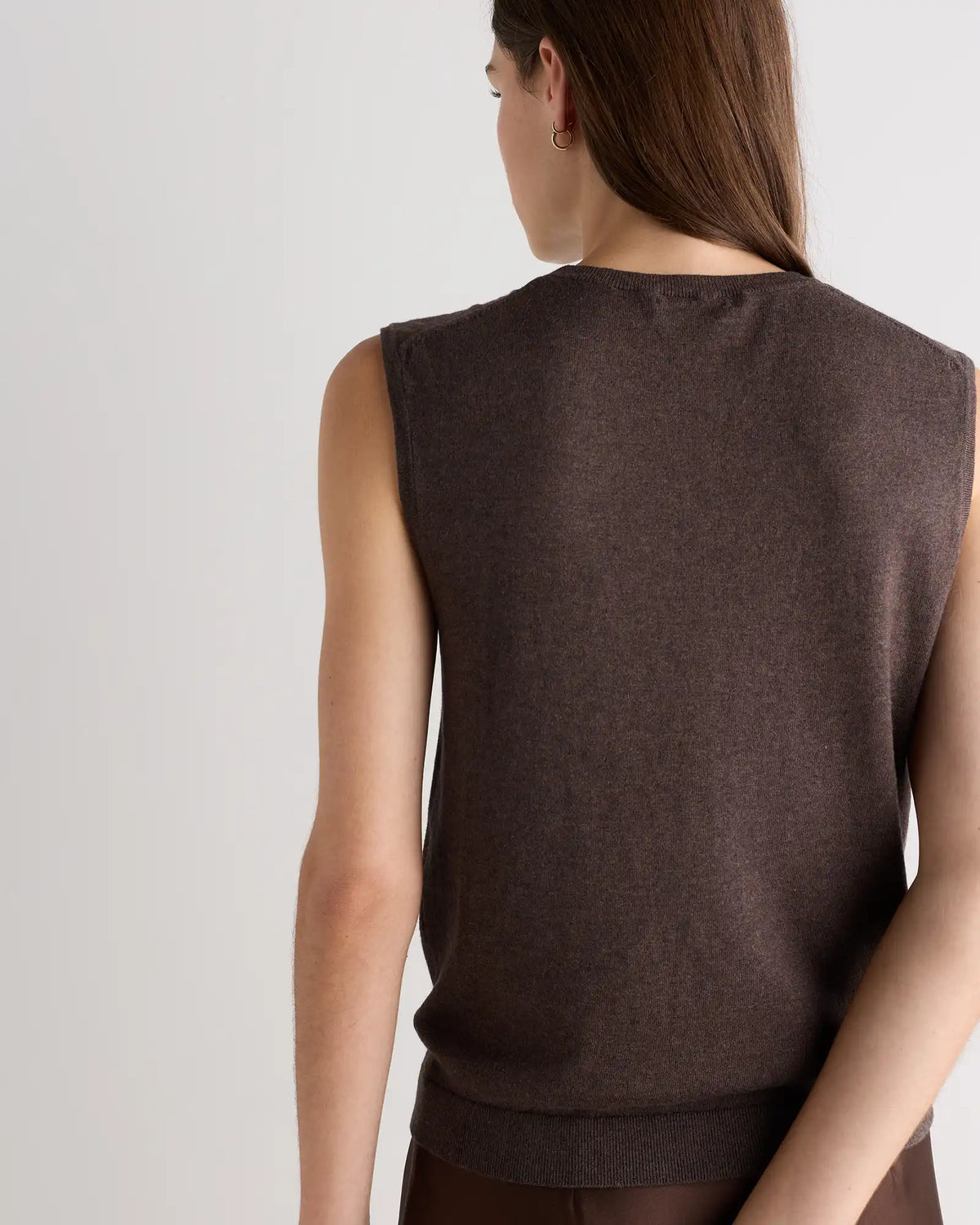 Lightweight Cotton Cashmere Sweater Tank