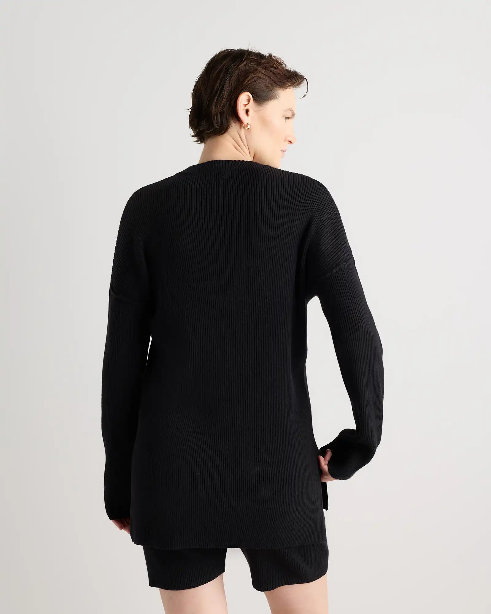 Cotton Cashmere Oversized Maternity Sweater