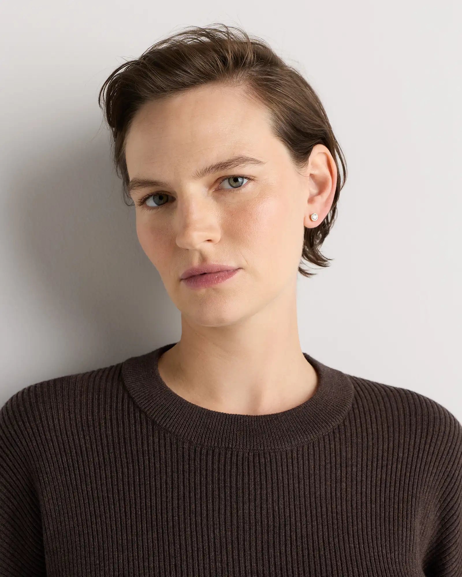 Cotton Cashmere Oversized Maternity Sweater