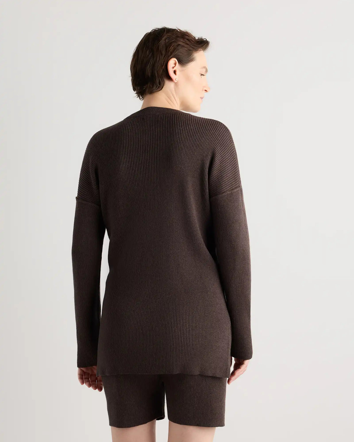 Cotton Cashmere Oversized Maternity Sweater
