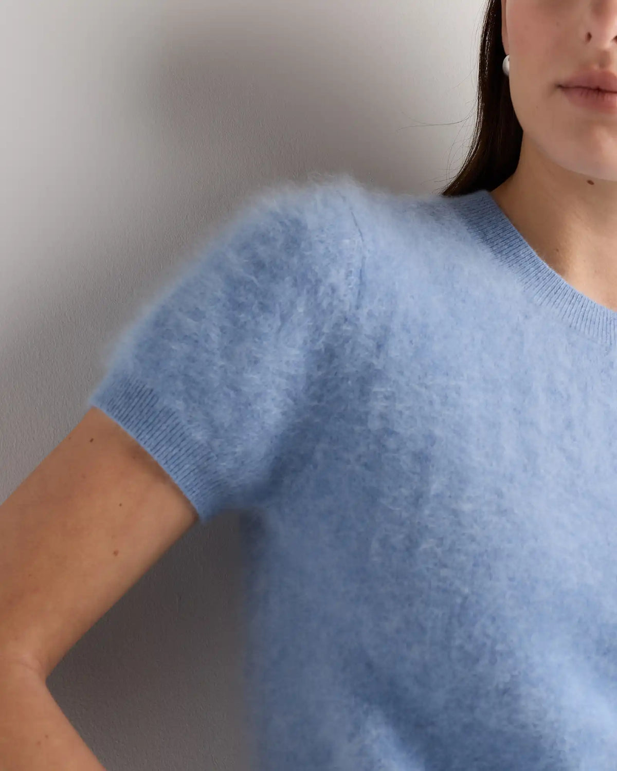 Women's Brushed Cashmere Tee