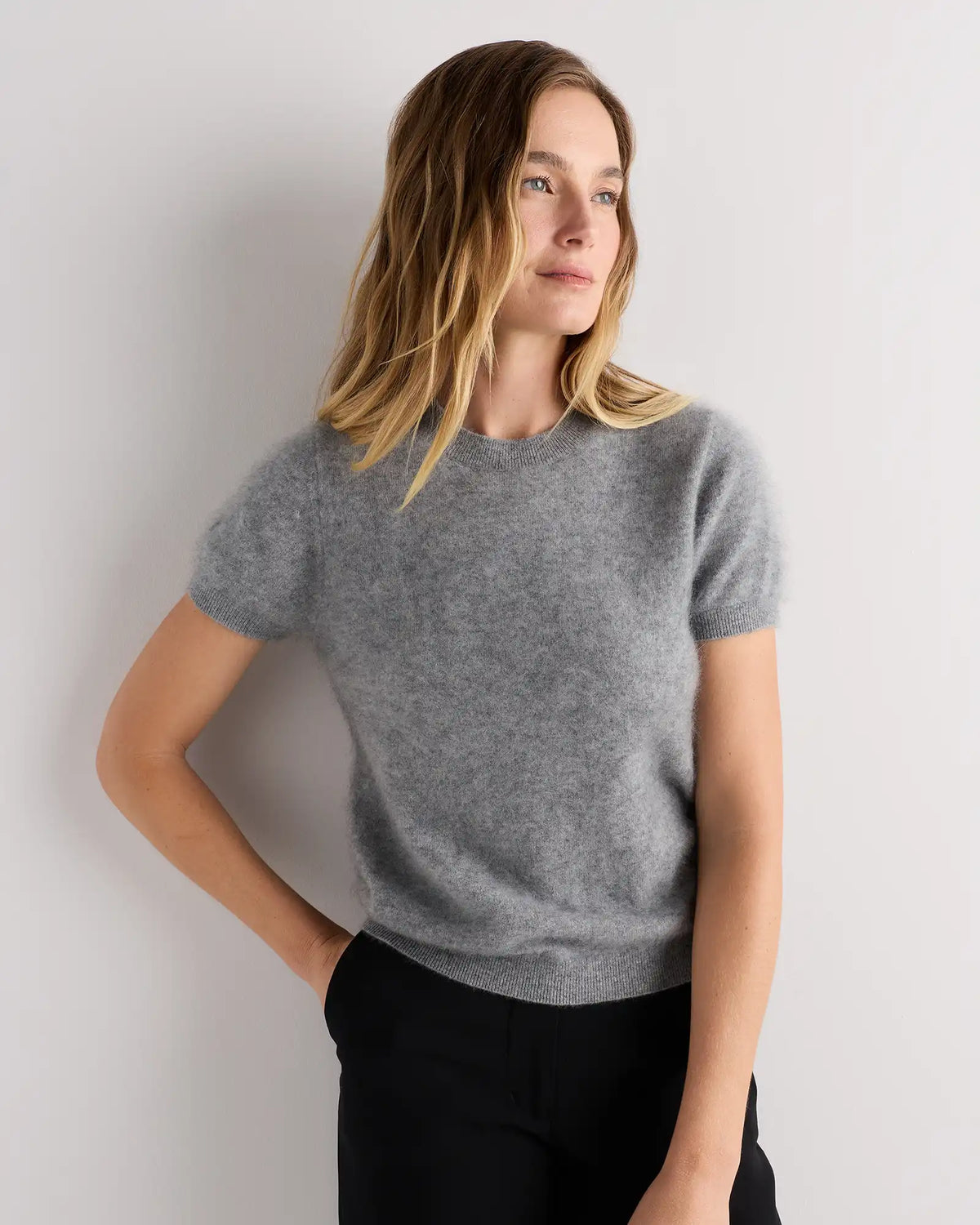Women's Brushed Cashmere Tee
