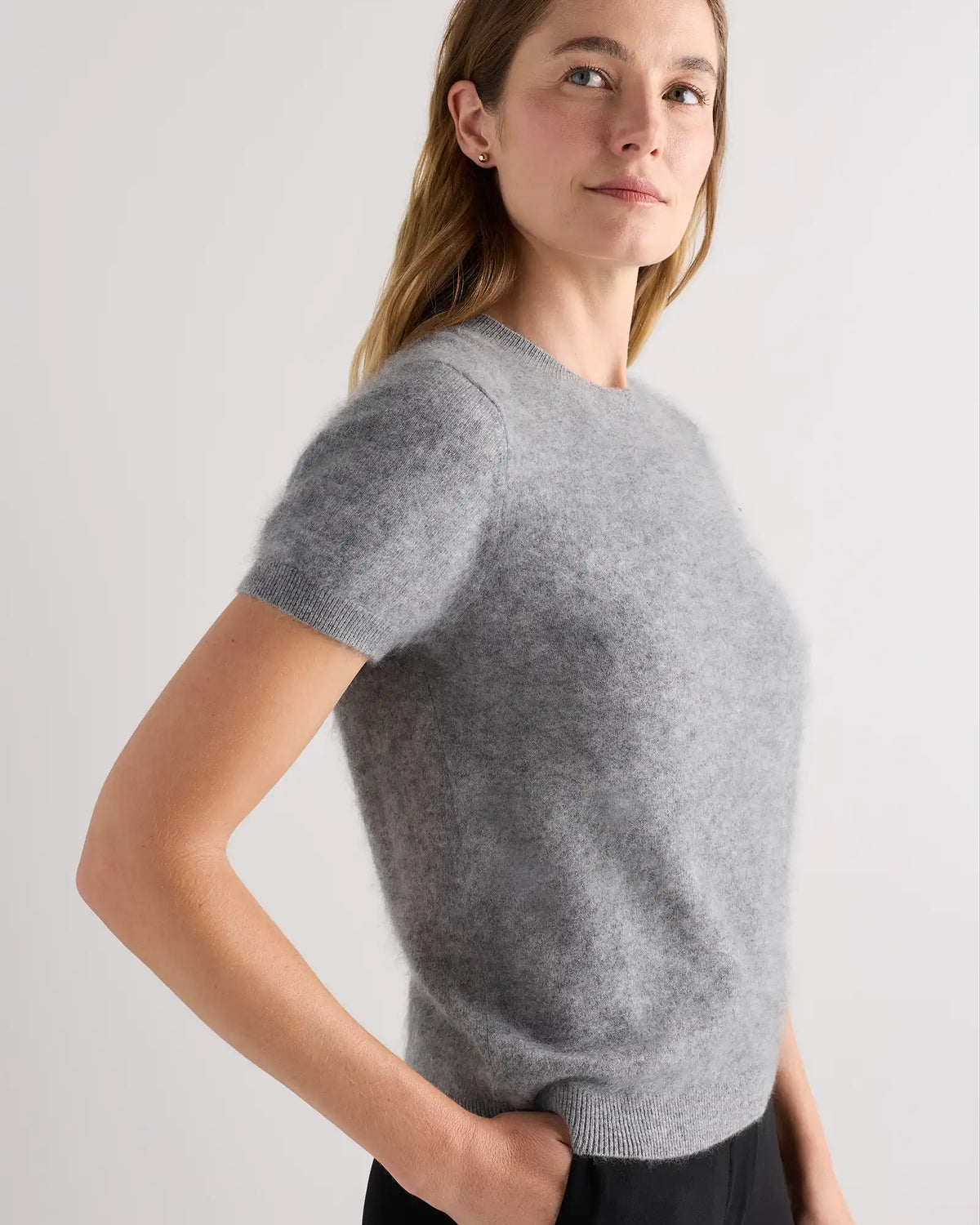 Women's Brushed Cashmere Tee