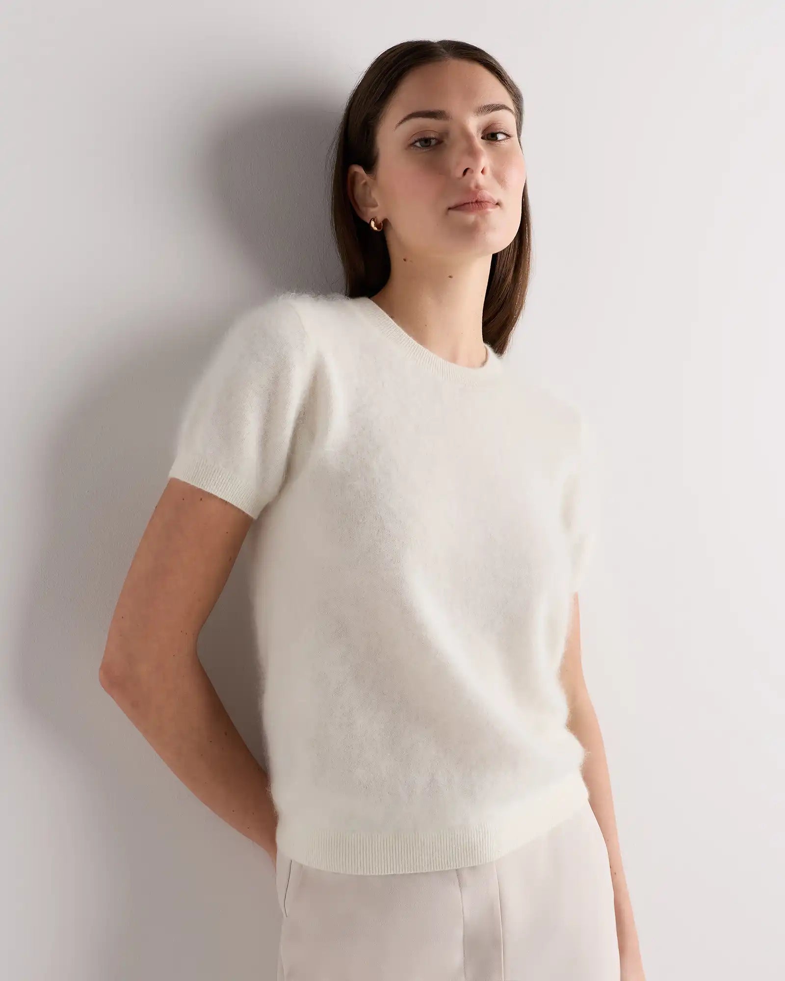 Women's Brushed Cashmere Tee