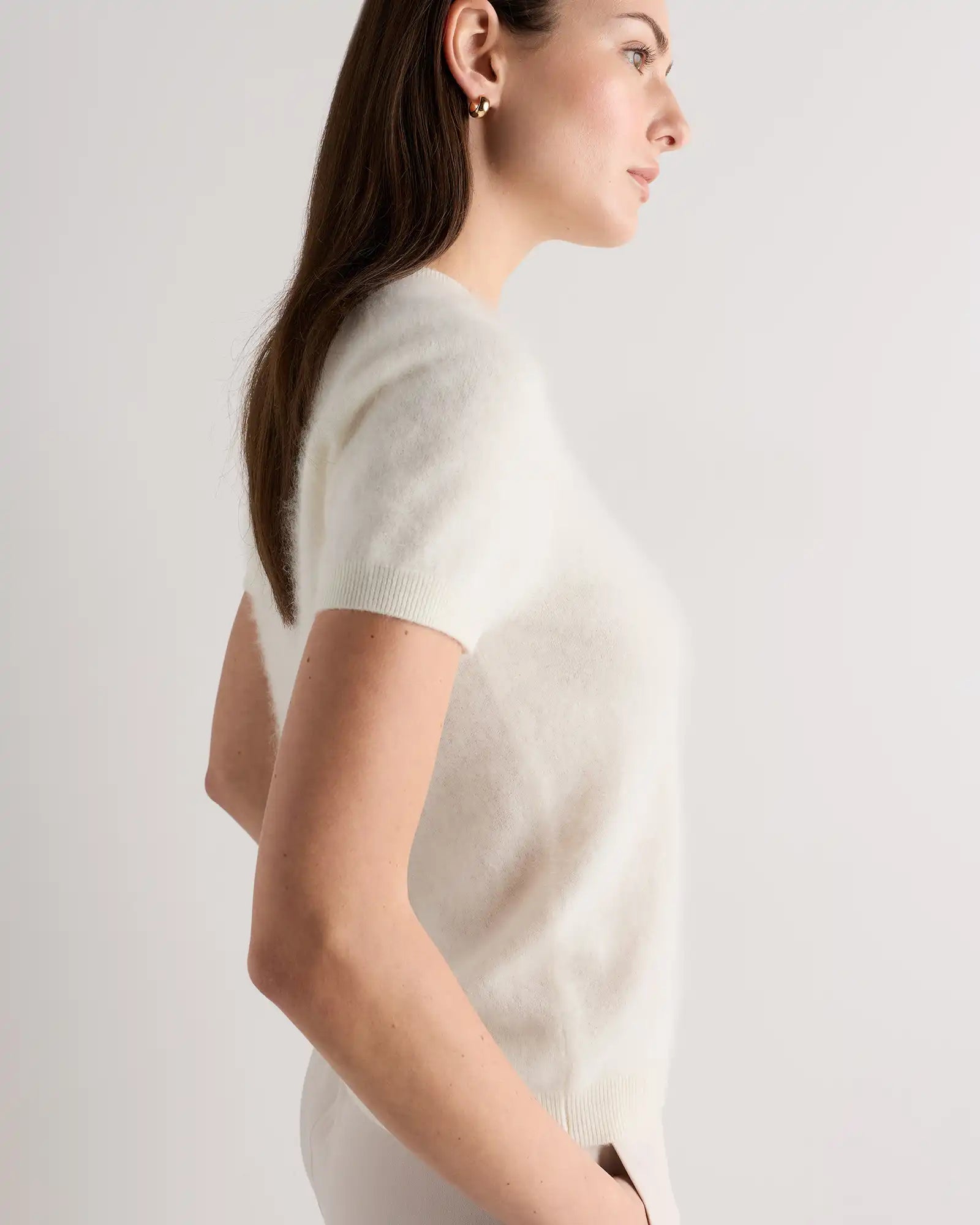 Women's Brushed Cashmere Tee