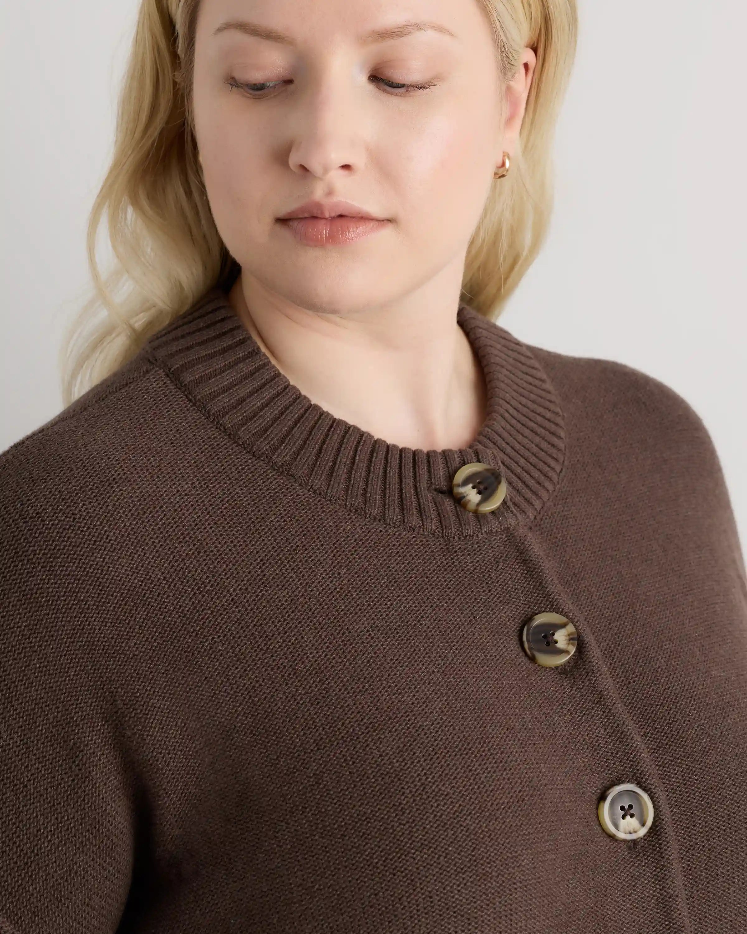 100% Organic Cotton Cropped Cardigan