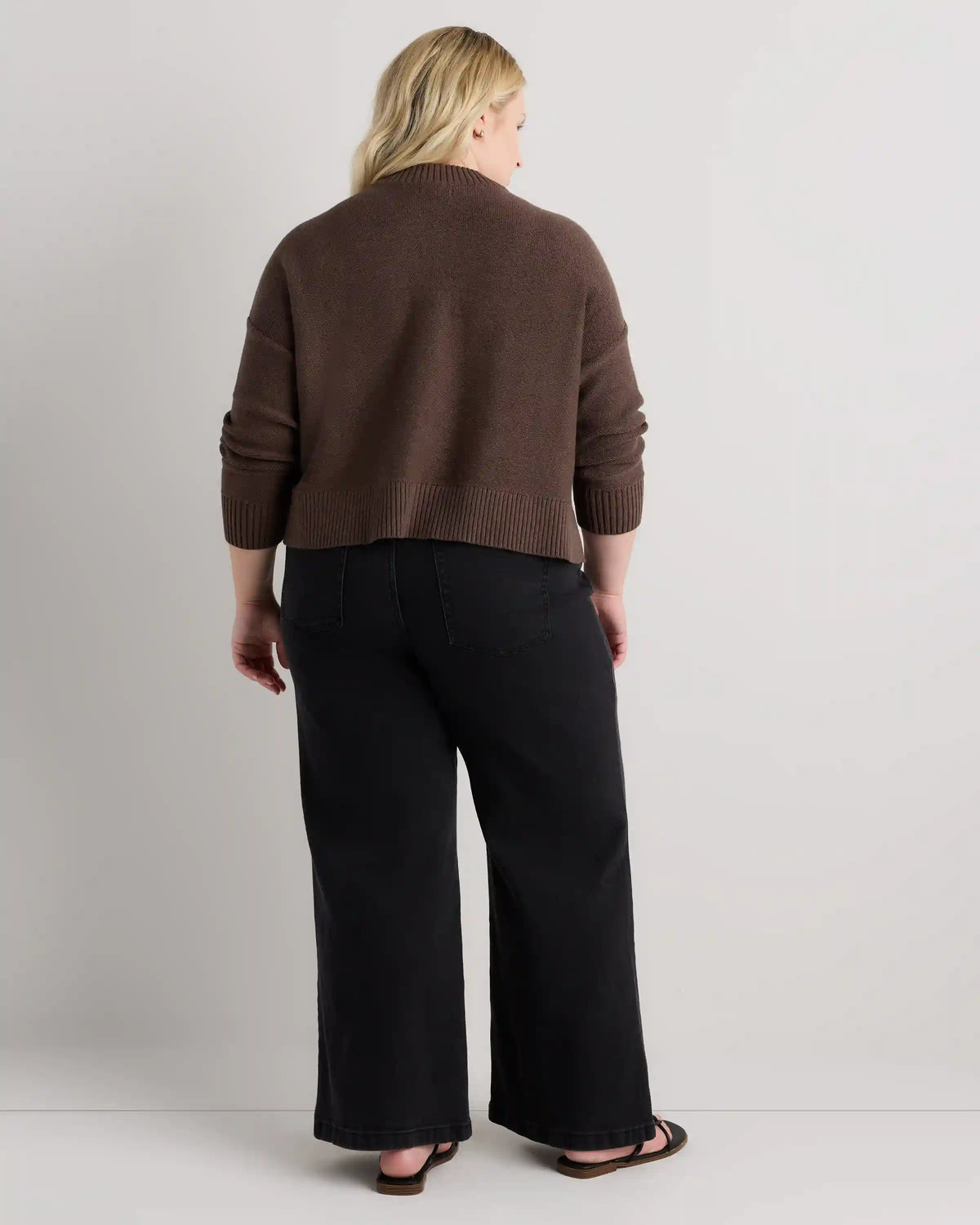 100% Organic Cotton Cropped Cardigan
