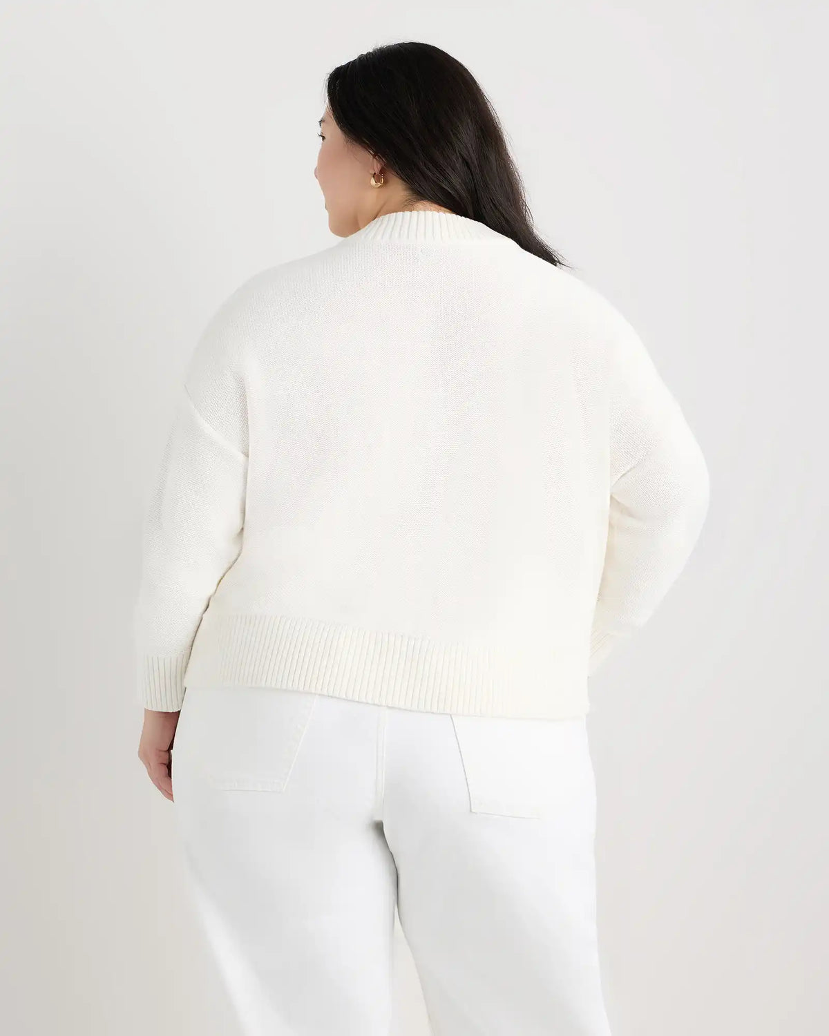 100% Organic Cotton Cropped Cardigan