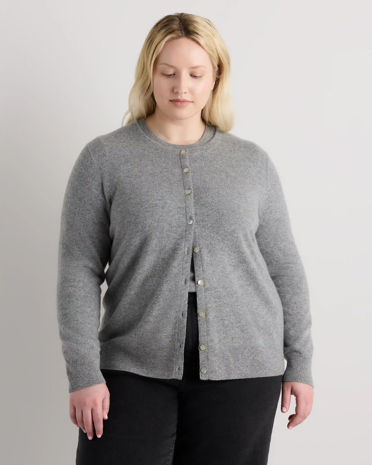 Mongolian Cashmere Cardigan Sweater