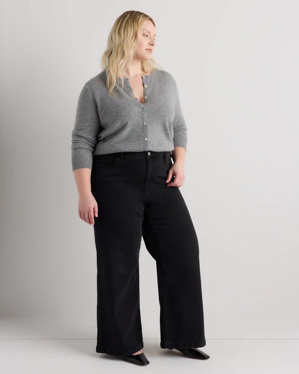 Mongolian Cashmere Cardigan Sweater