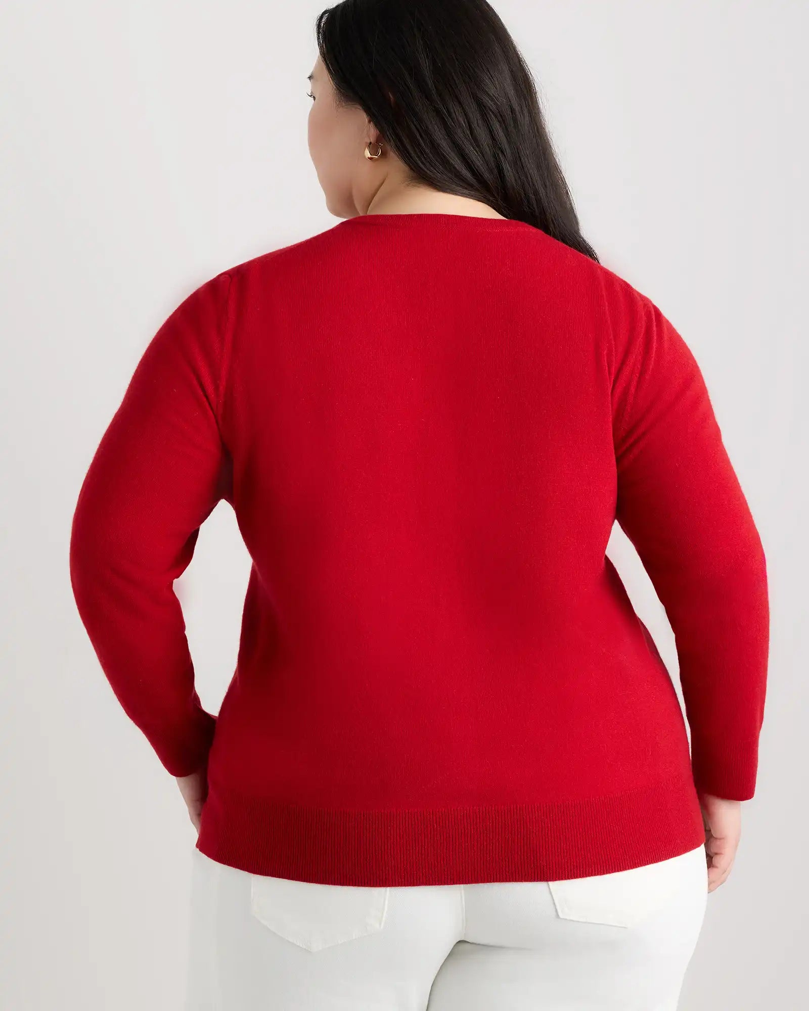 Mongolian Cashmere Cardigan Sweater