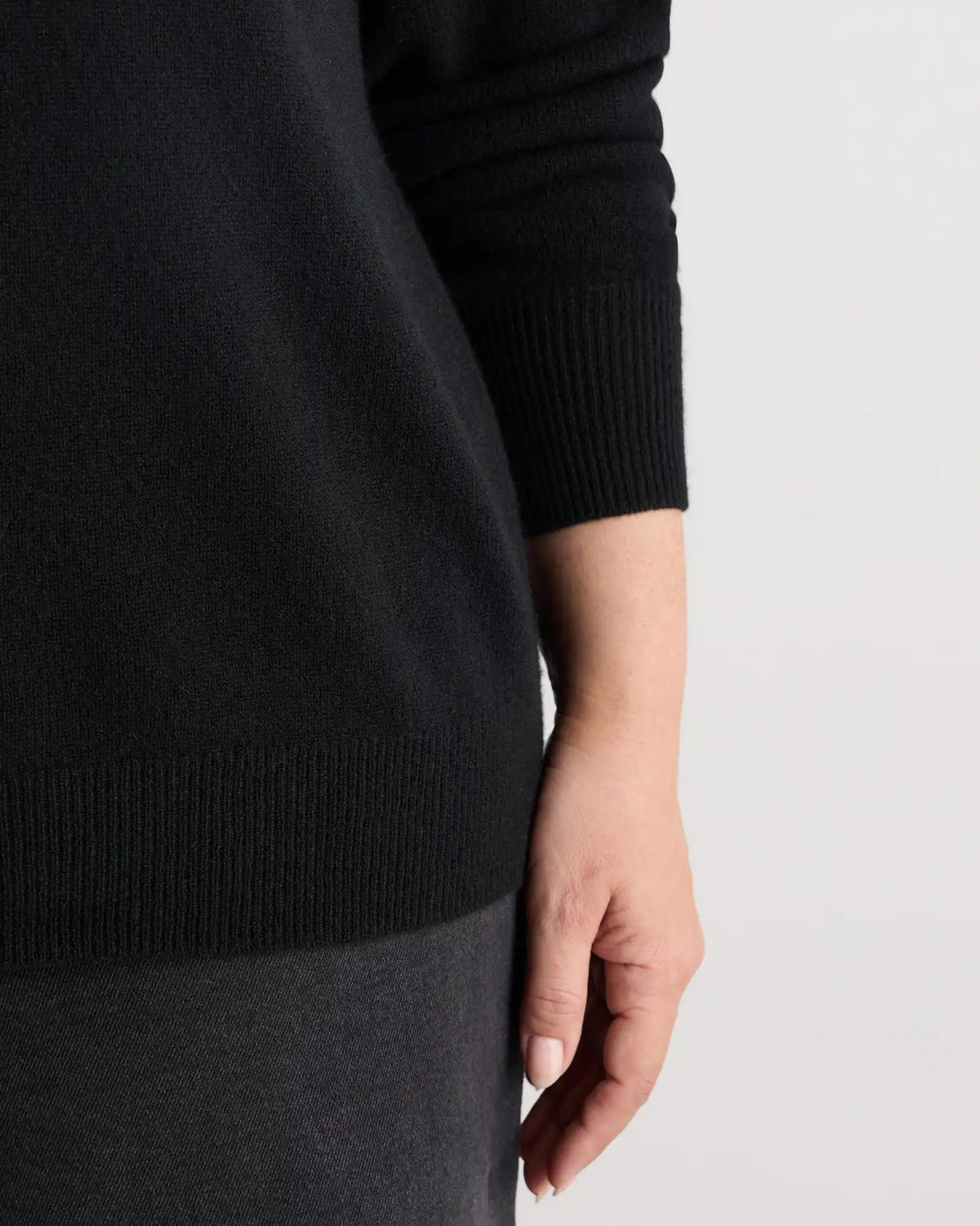 Mongolian Cashmere Boatneck Sweater