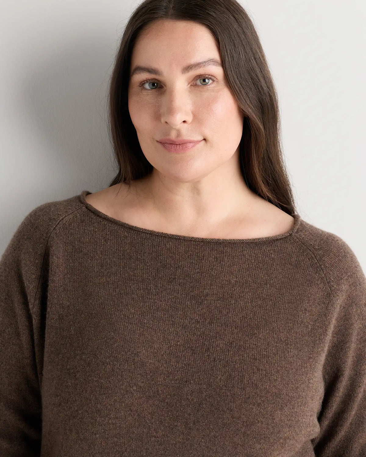 Mongolian Cashmere Boatneck Sweater