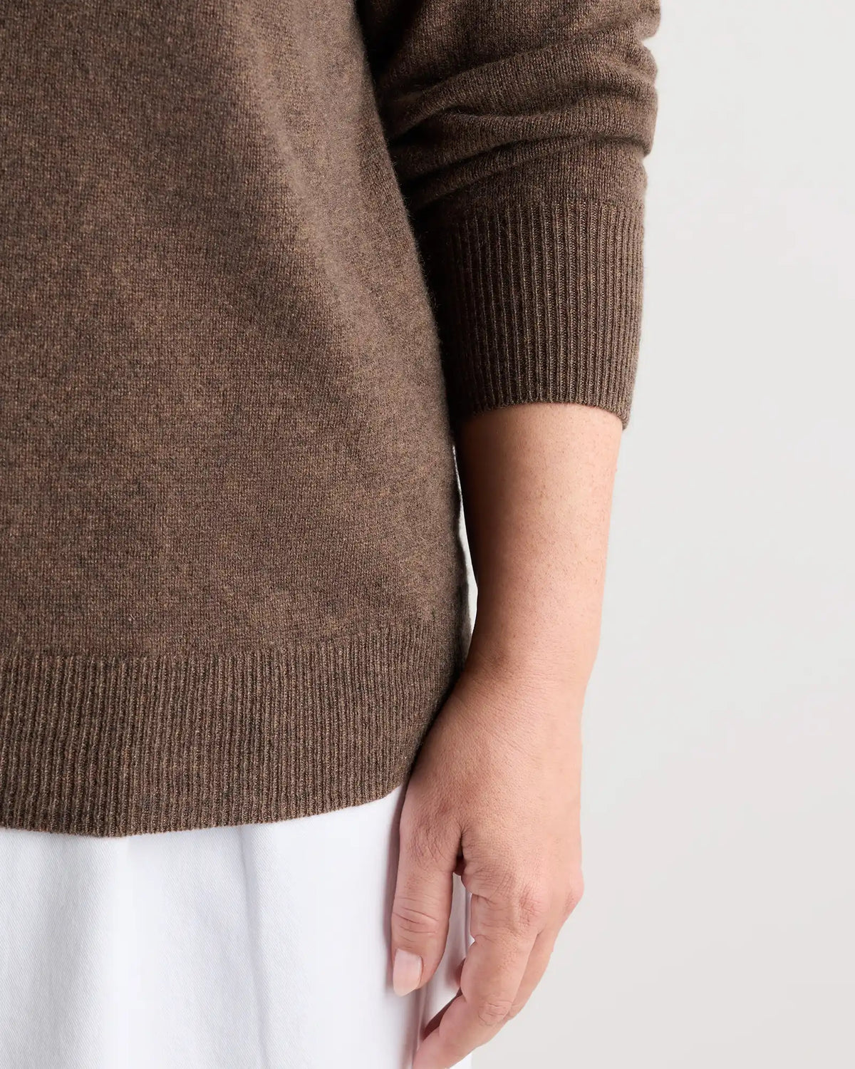 Mongolian Cashmere Boatneck Sweater