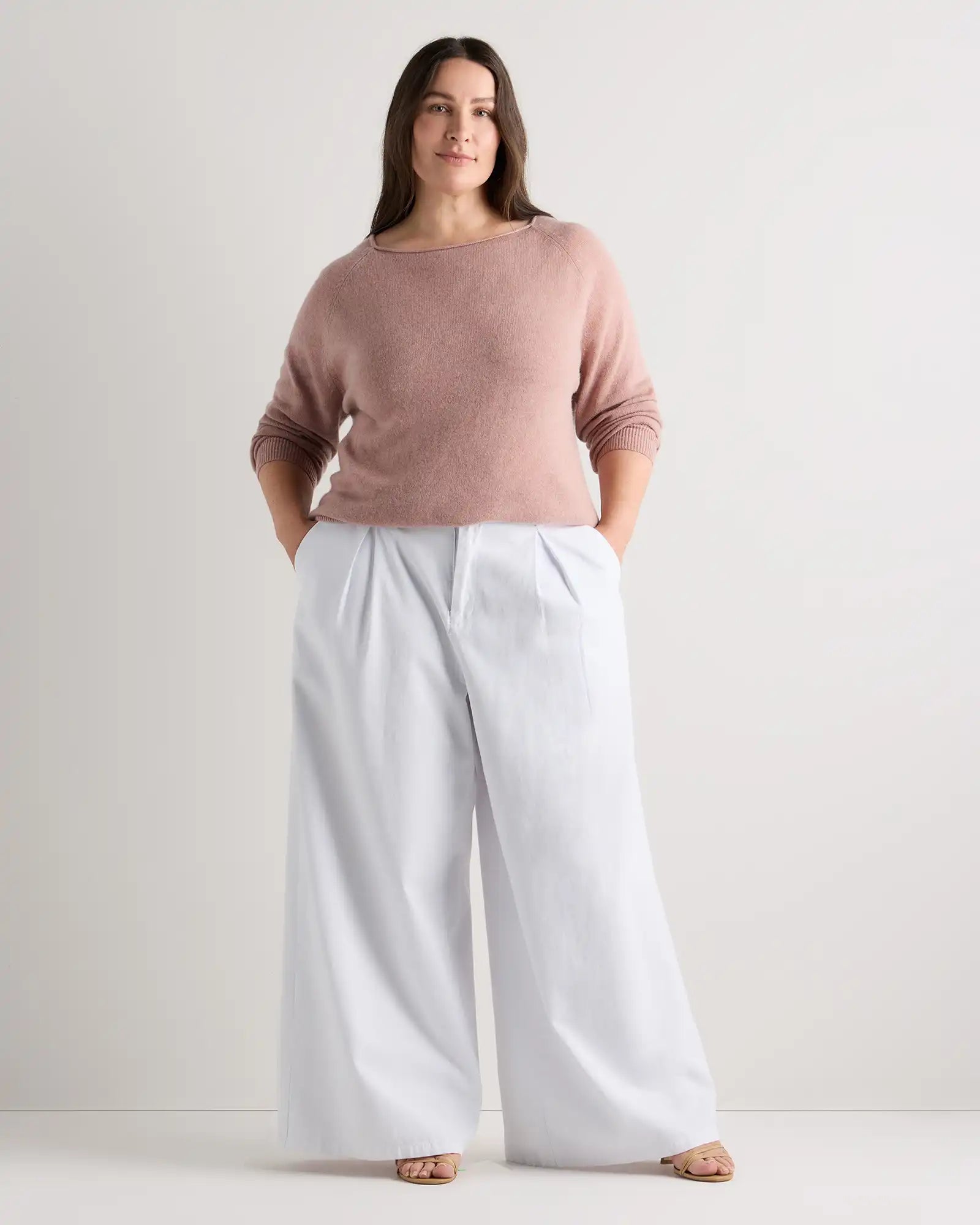 Mongolian Cashmere Boatneck Sweater