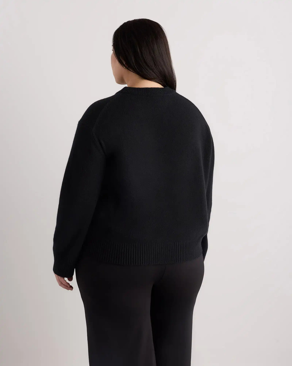 Mongolian Cashmere Oversized Crewneck Sweater