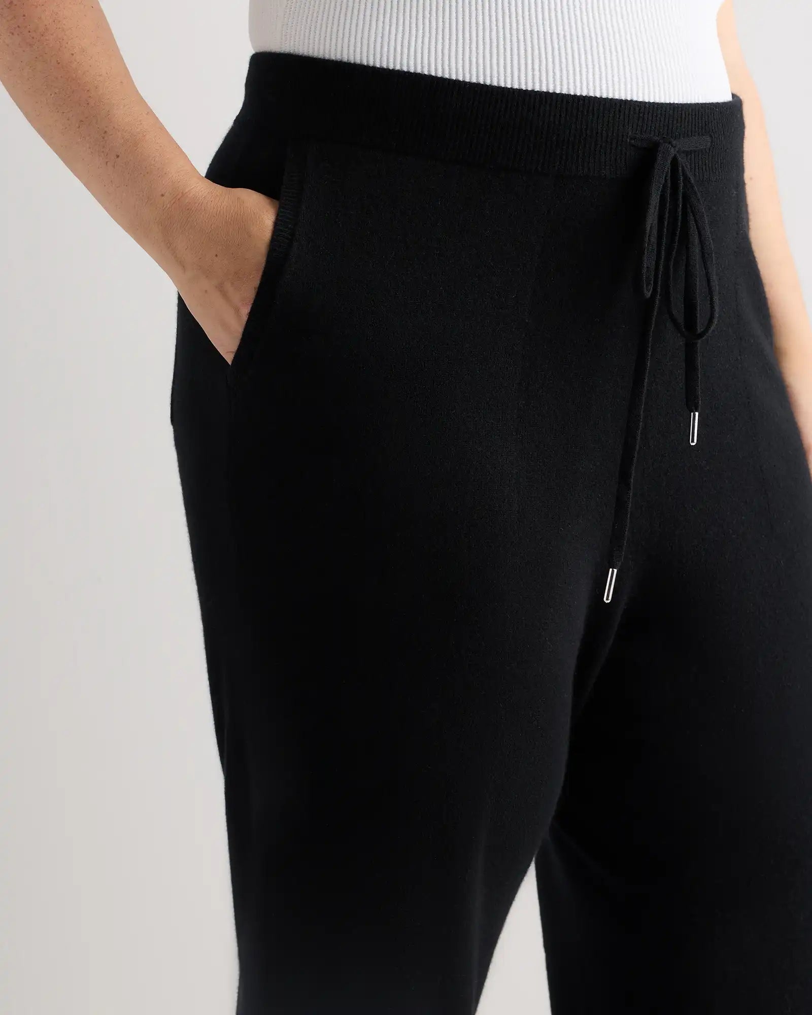 Mongolian Cashmere Straight Leg Pants