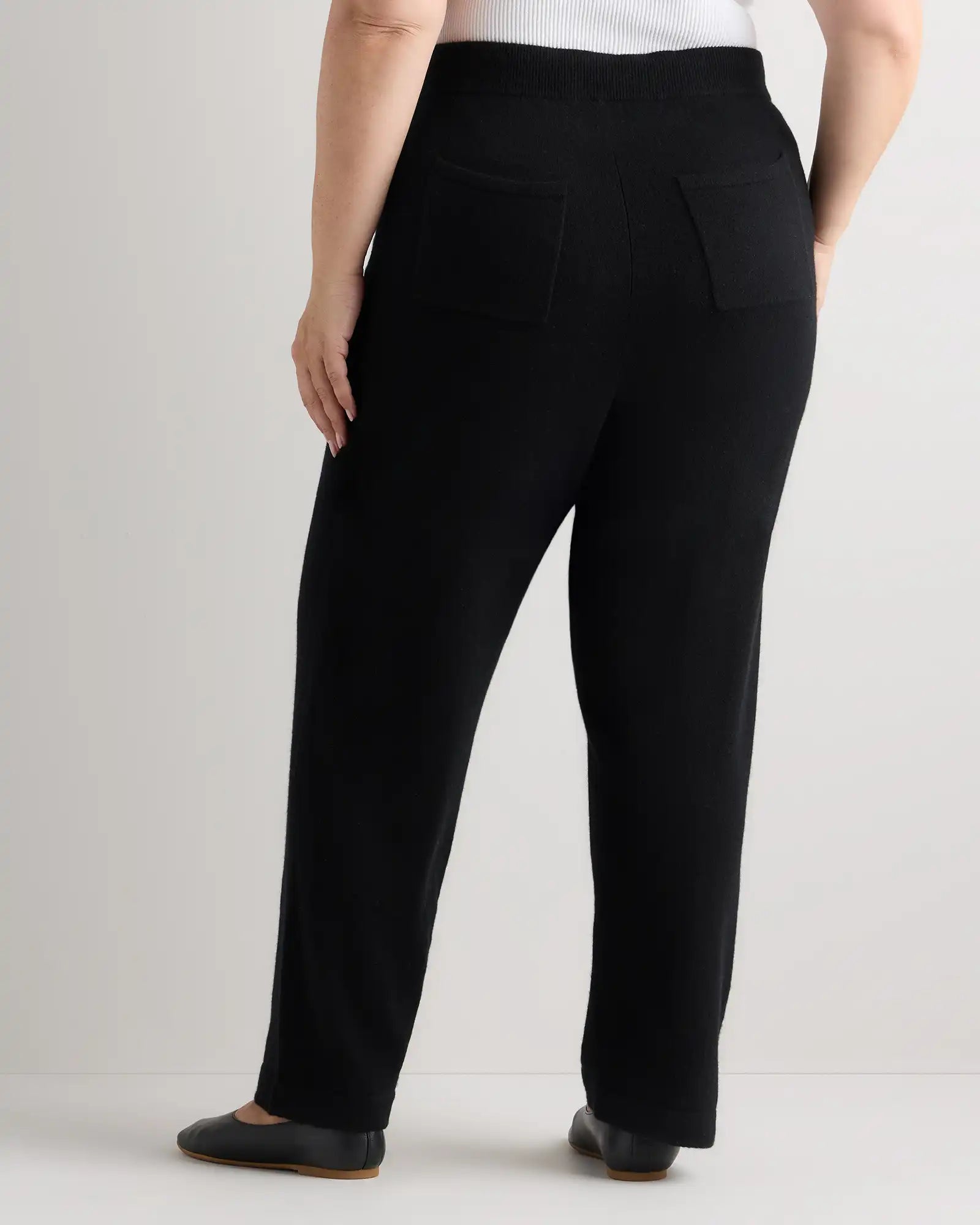 Mongolian Cashmere Straight Leg Pants