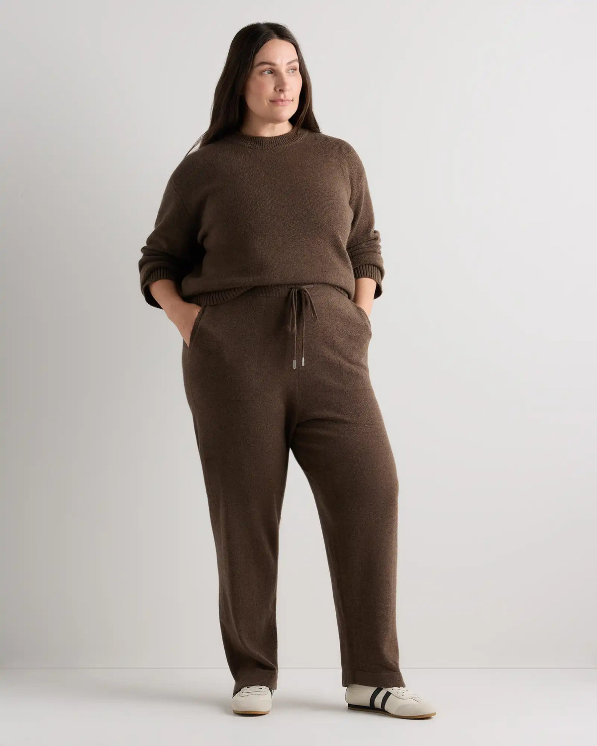 Mongolian Cashmere Straight Leg Pants