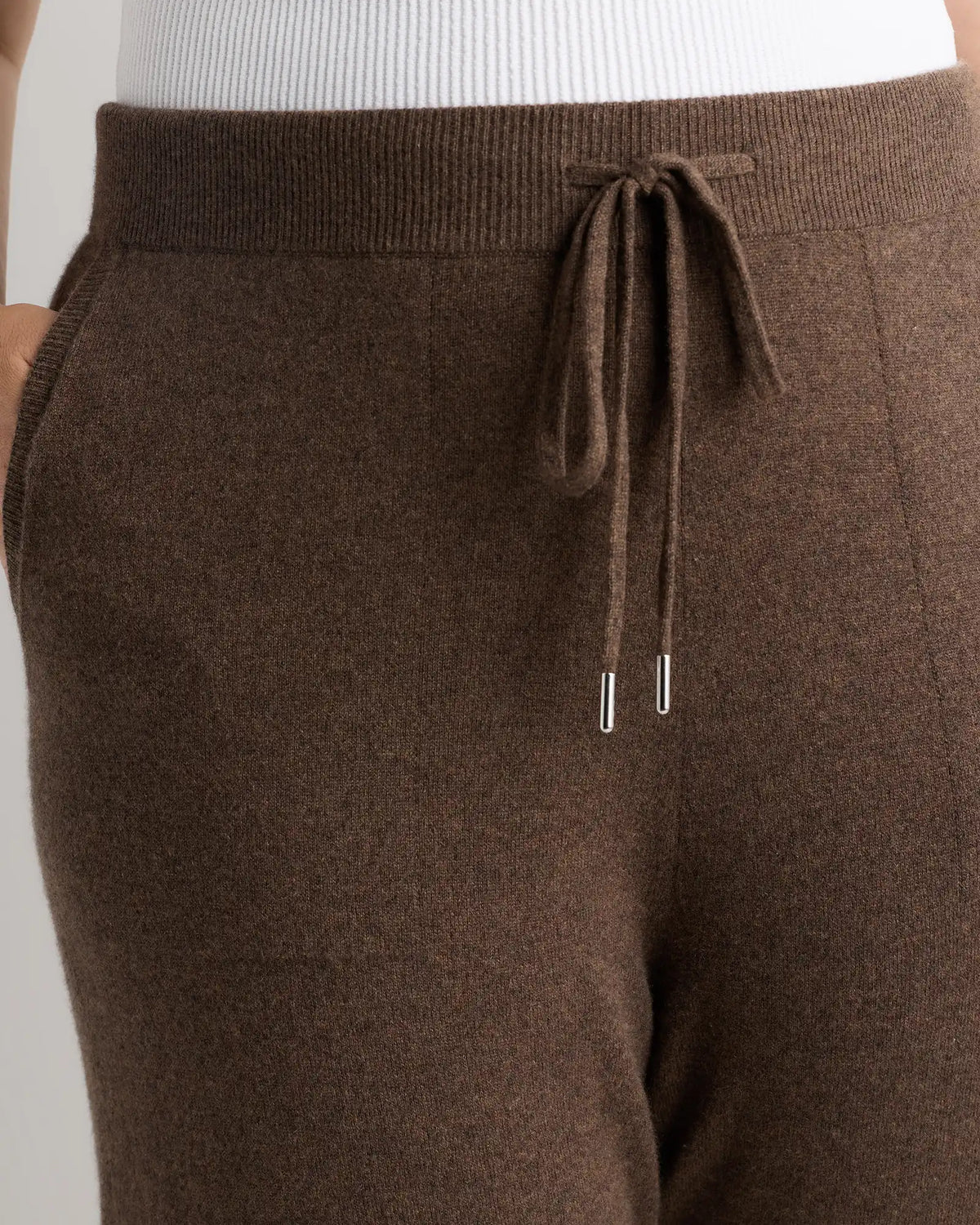 Mongolian Cashmere Straight Leg Pants