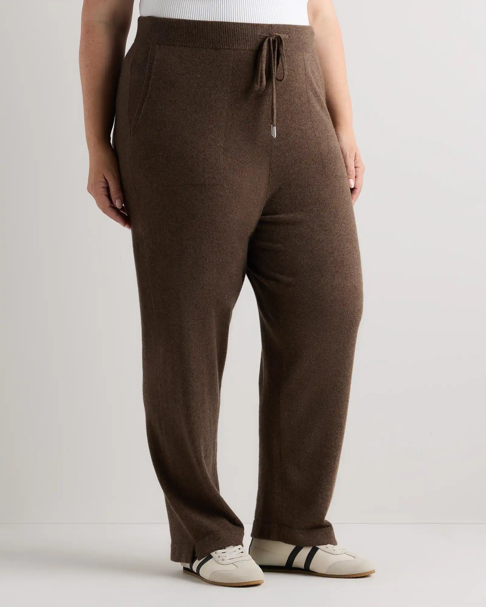 Mongolian Cashmere Straight Leg Pants