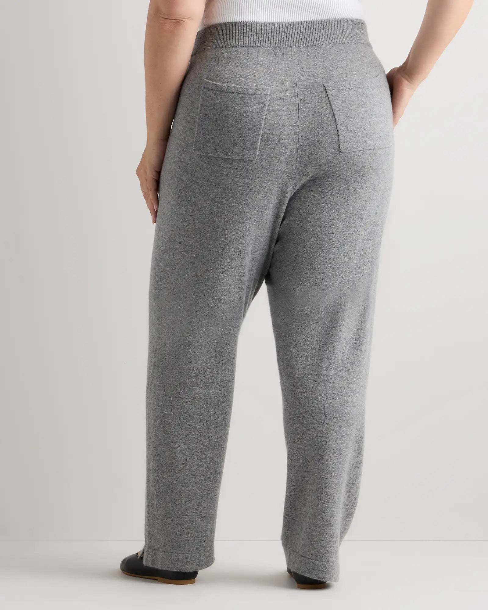Mongolian Cashmere Straight Leg Pants