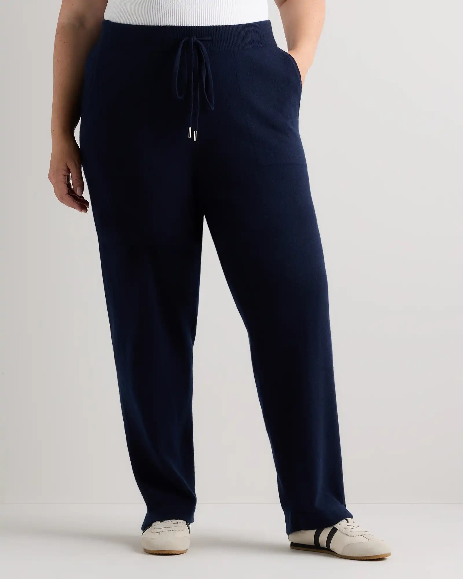 Mongolian Cashmere Straight Leg Pants
