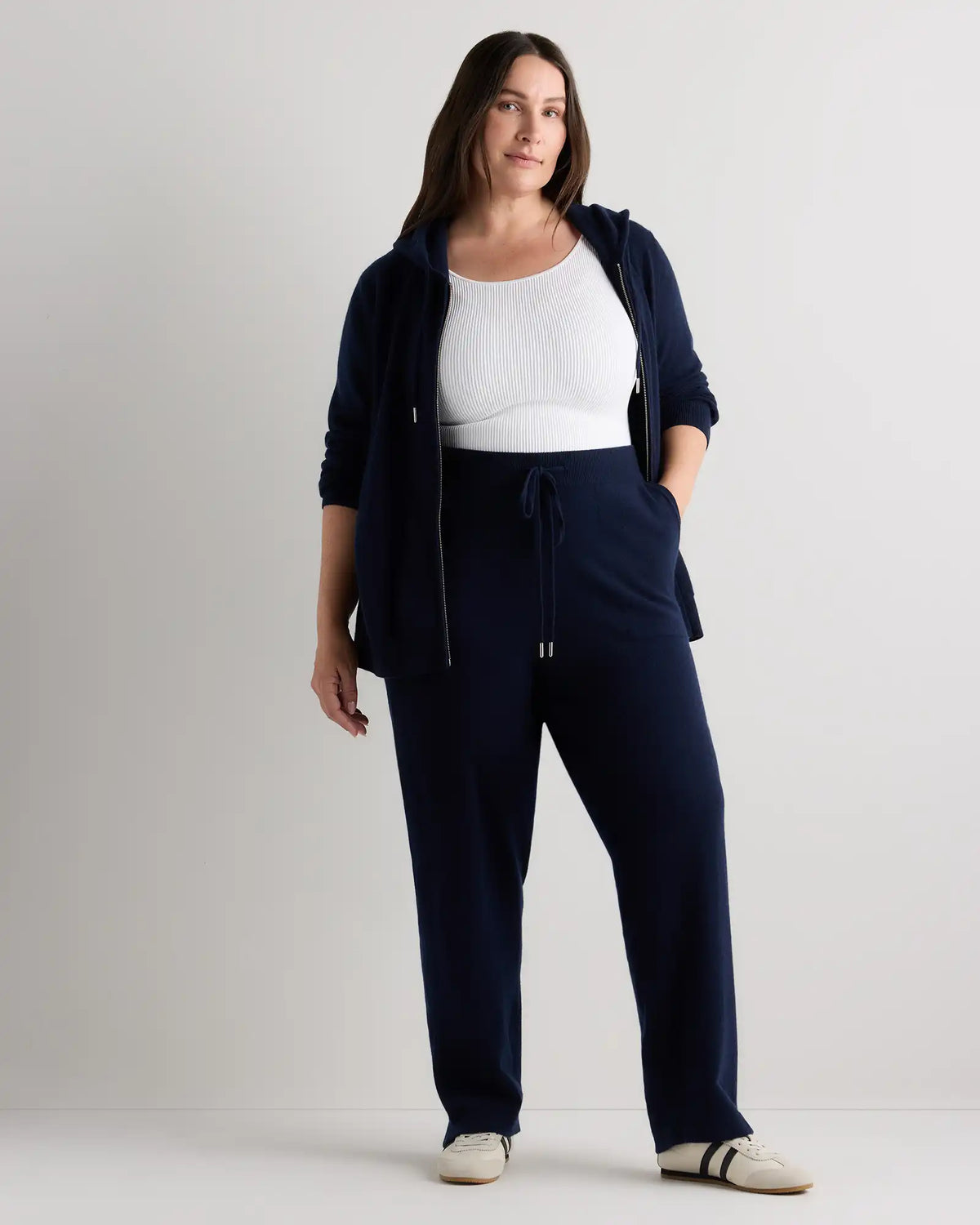 Mongolian Cashmere Straight Leg Pants